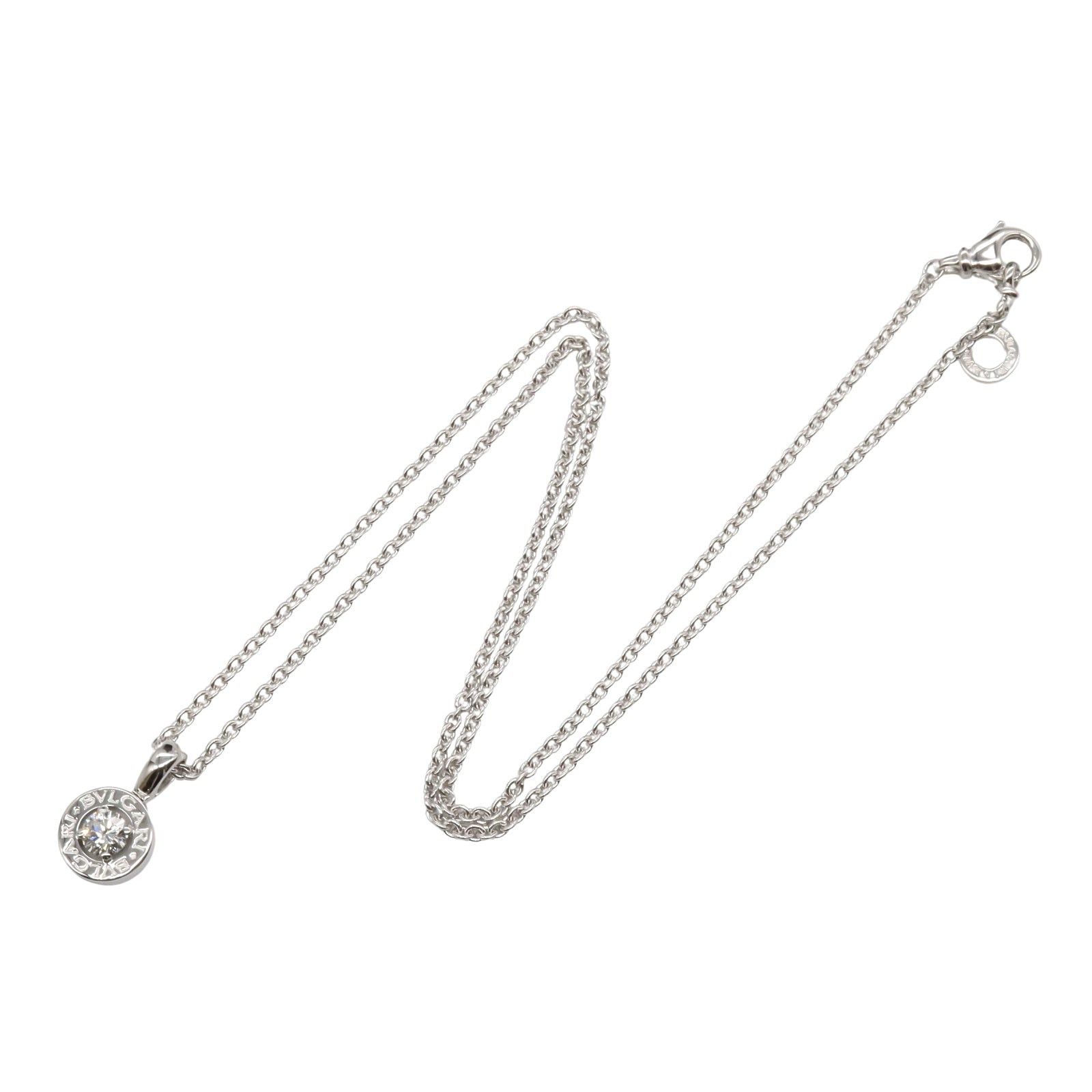 Bvlgari Bvlgari Bulgari Necklace 1Pd K18Wg (White Gold) Diamond Clear Size ONE SIZE - 3 Thumbnail
