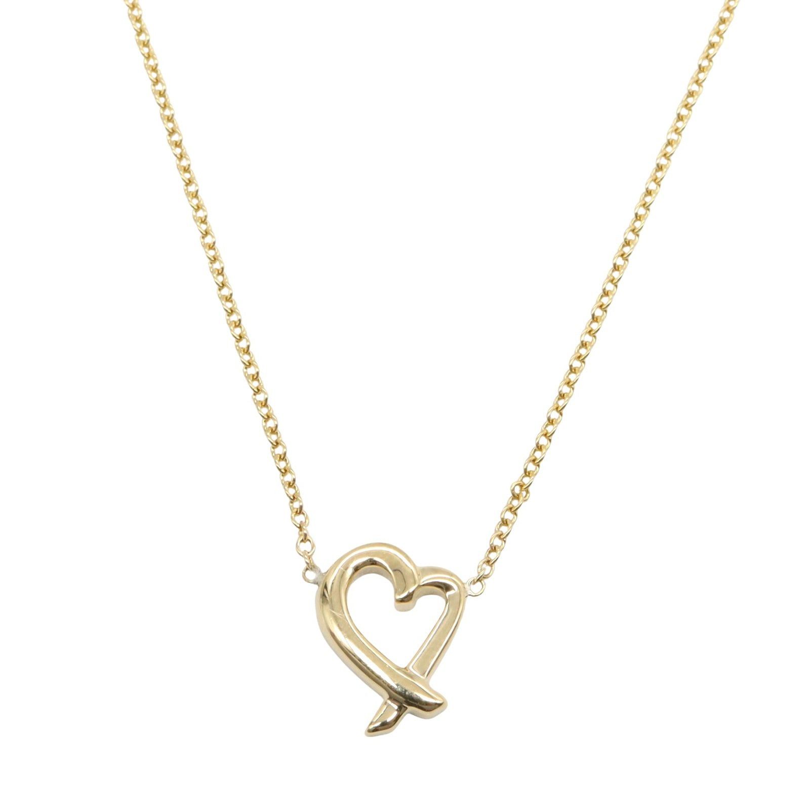 Tiffany & Co. Tiffany Co Loving Heart Necklace K18 (Yellow Gold) Gold Size ONE SIZE - 2 Thumbnail