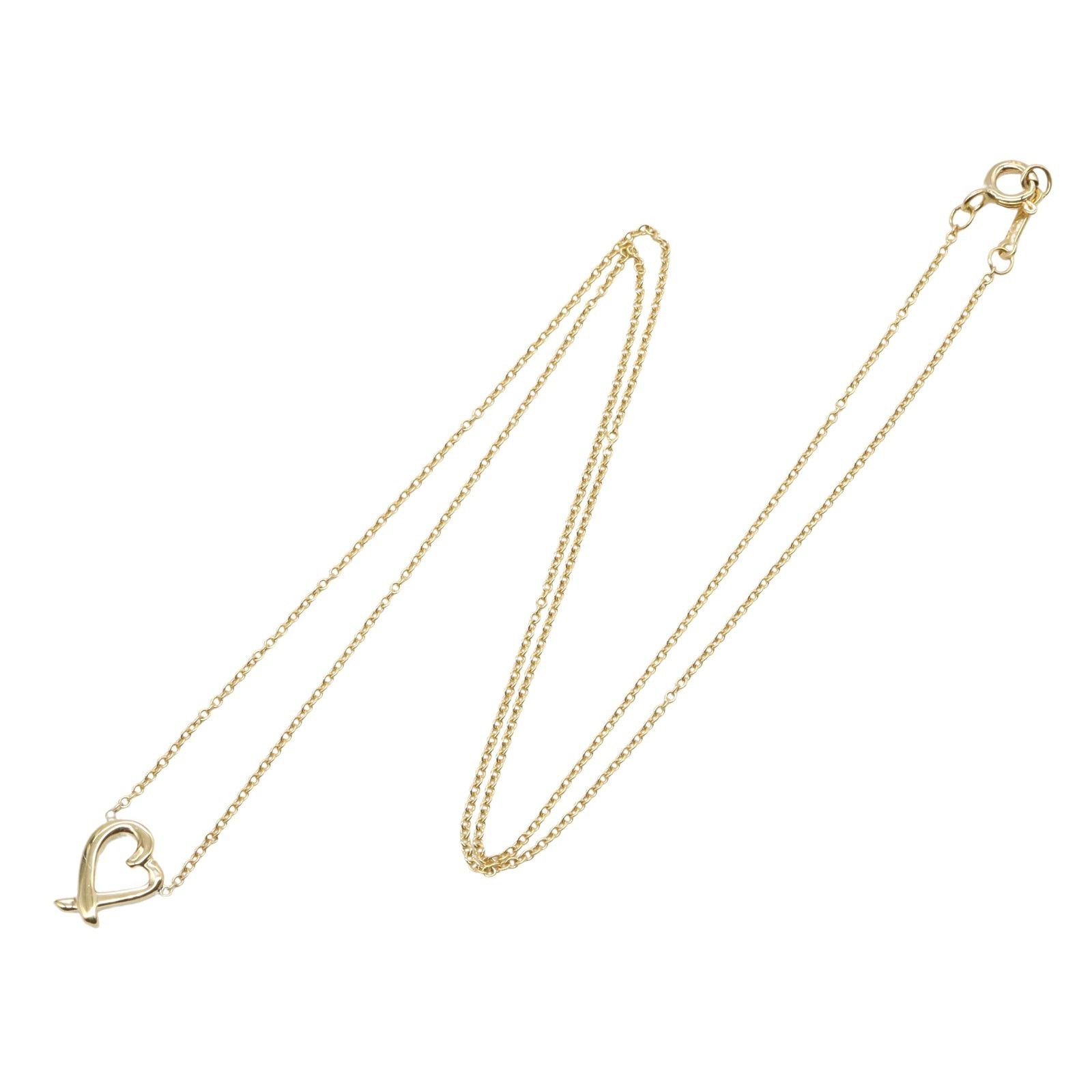Tiffany & Co. Tiffany Co Loving Heart Necklace K18 (Yellow Gold) Gold Size ONE SIZE - 3 Thumbnail