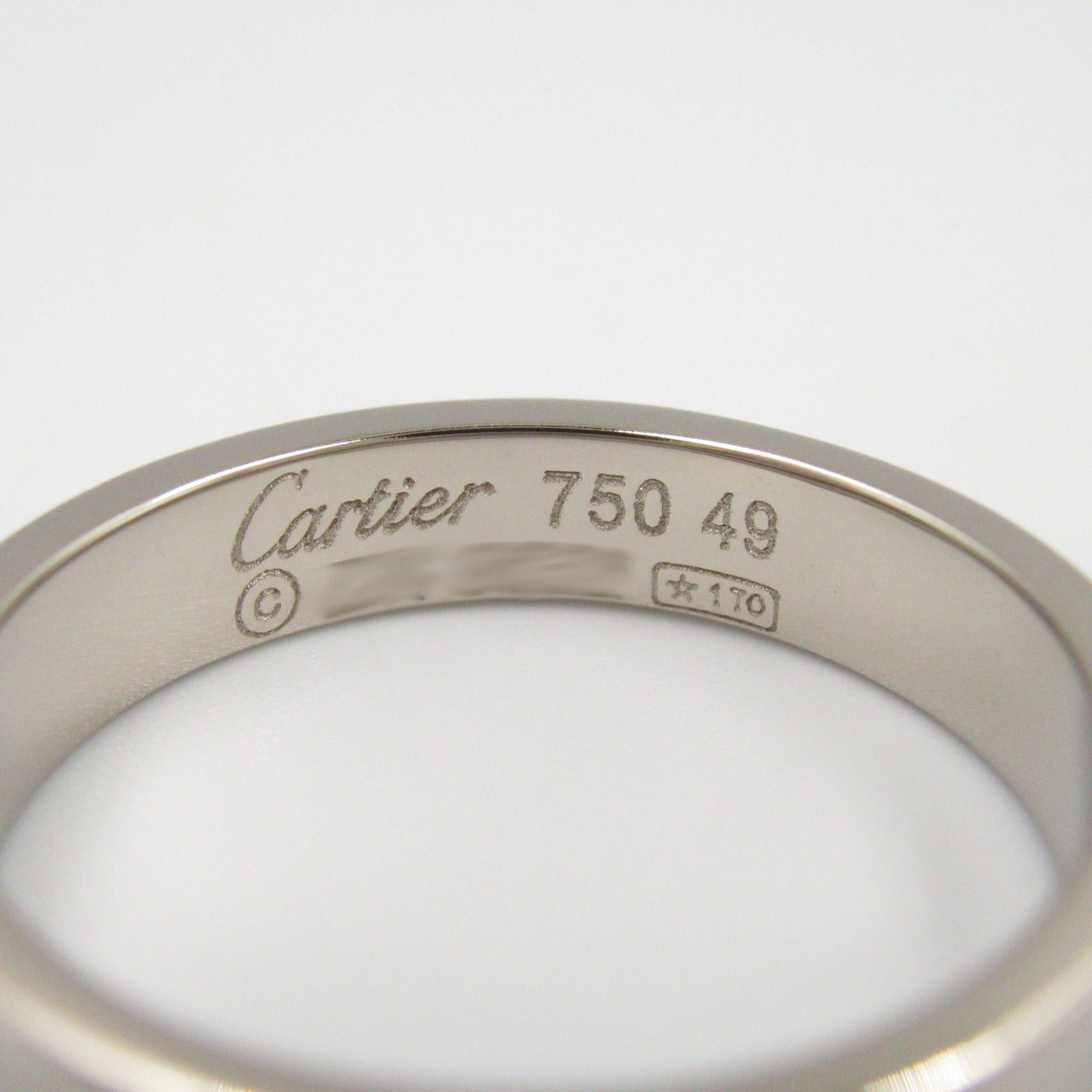 Cartier Cartier Mini Love Ring K18Wg (White Gold) Silver Size ONE SIZE - 4 Thumbnail