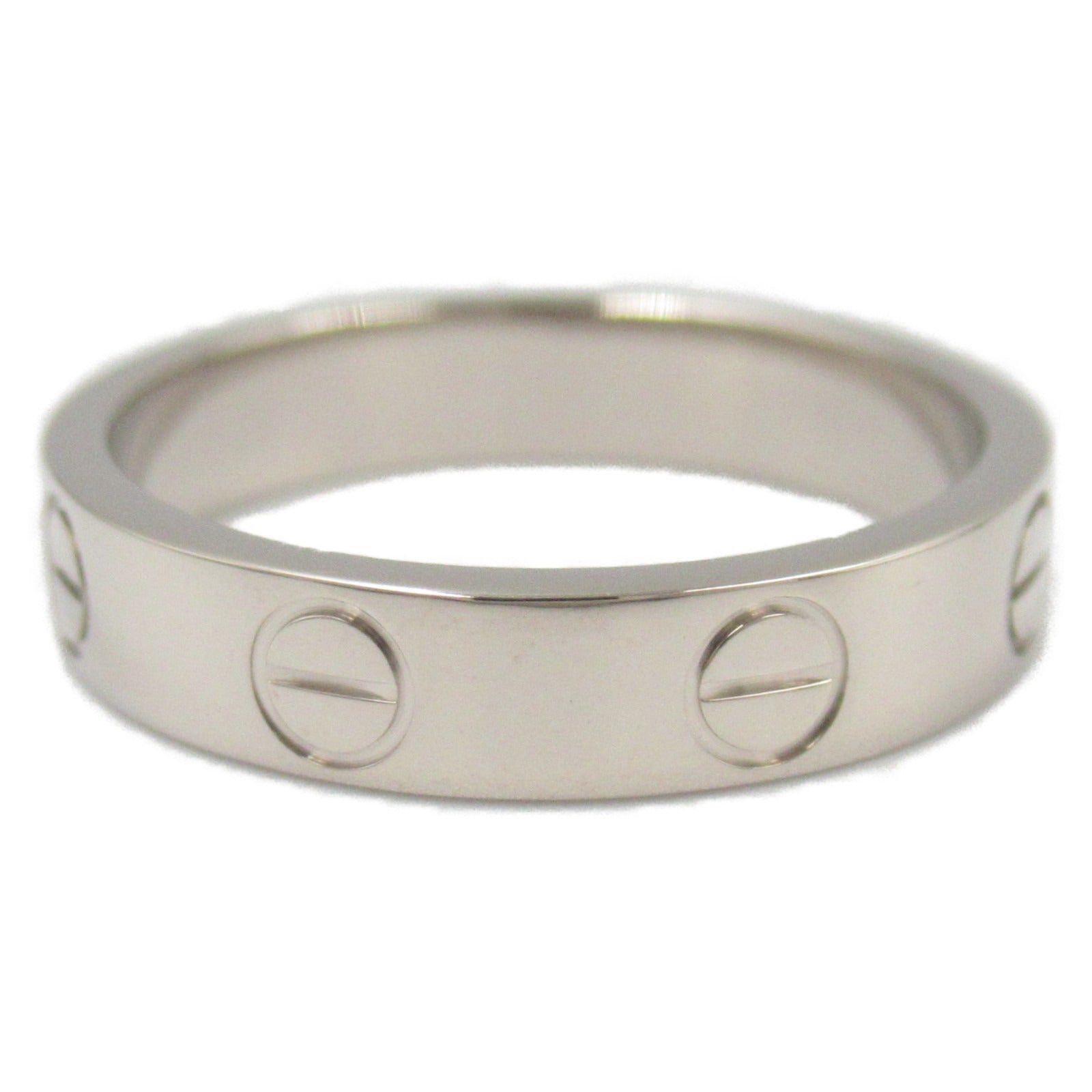 Cartier Cartier Mini Love Ring K18Wg (White Gold) Silver Size ONE SIZE - 3 Thumbnail