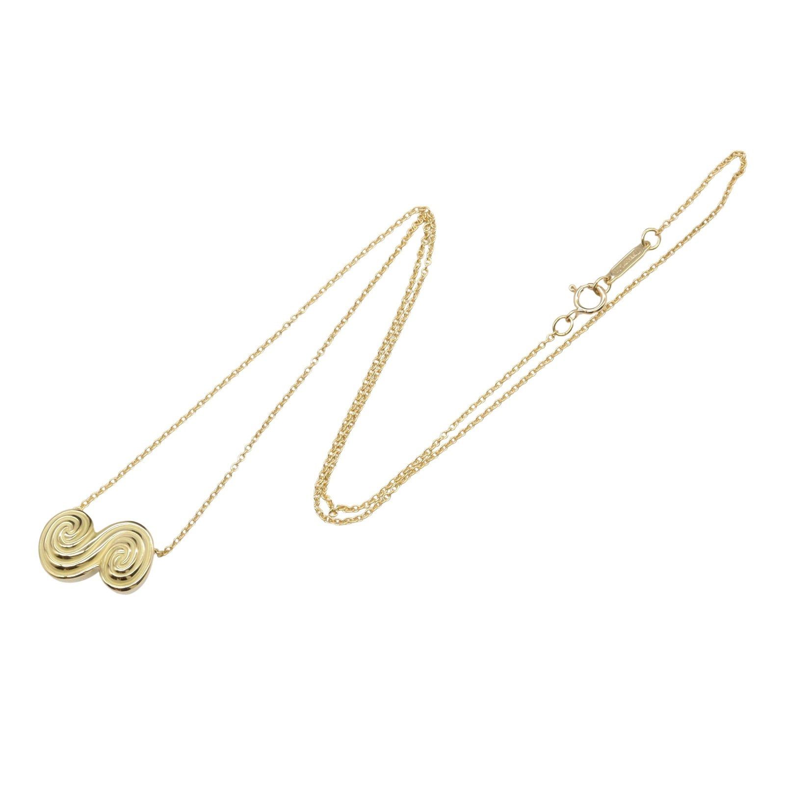 Tiffany & Co. Tiffany Co Swirl Necklace K18 (Yellow Gold) Gold Size ONE SIZE - 3 Thumbnail