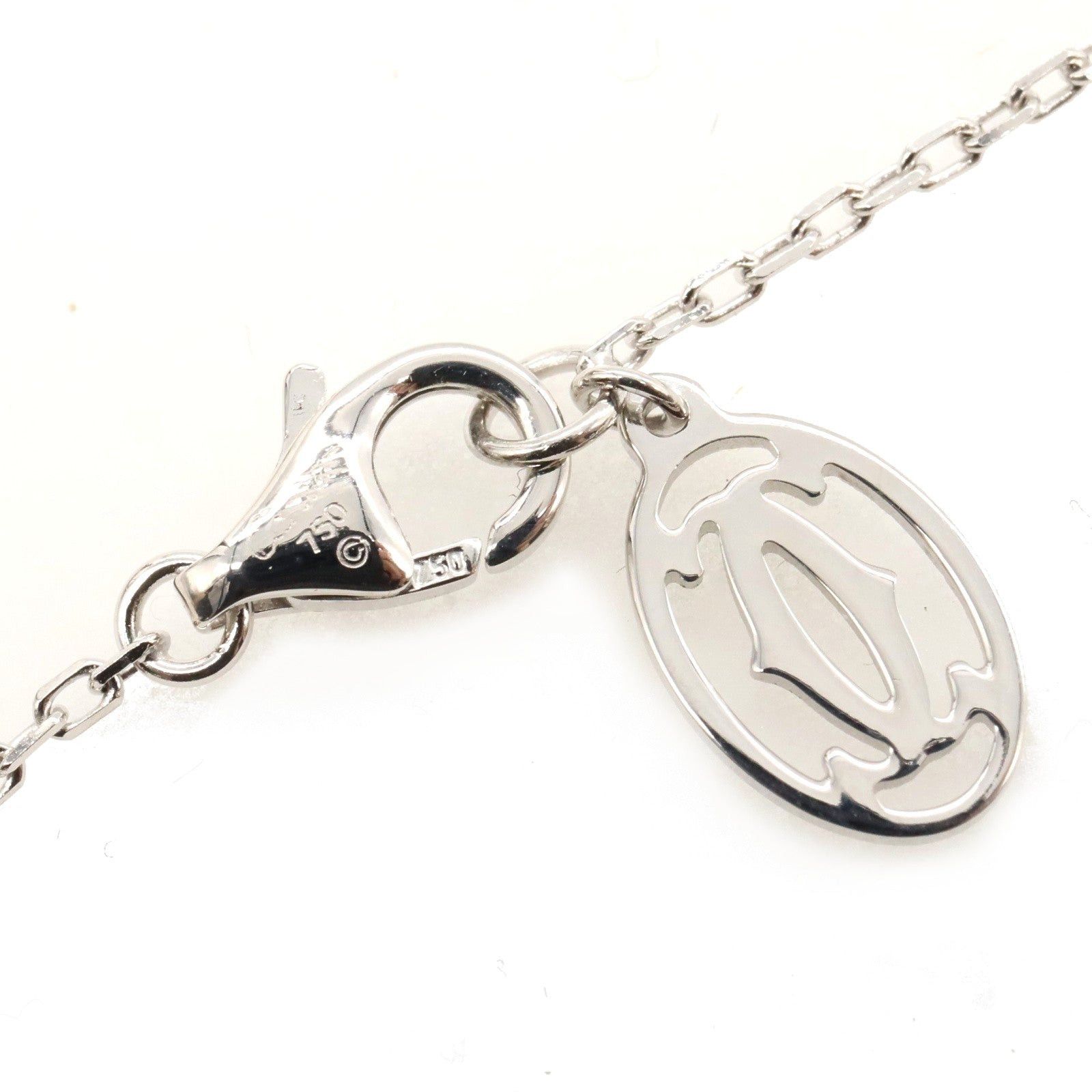 Cartier Cartier Damour Sm Necklace K18Wg (White Gold) Diamond Clear Size ONE SIZE - 4 Thumbnail