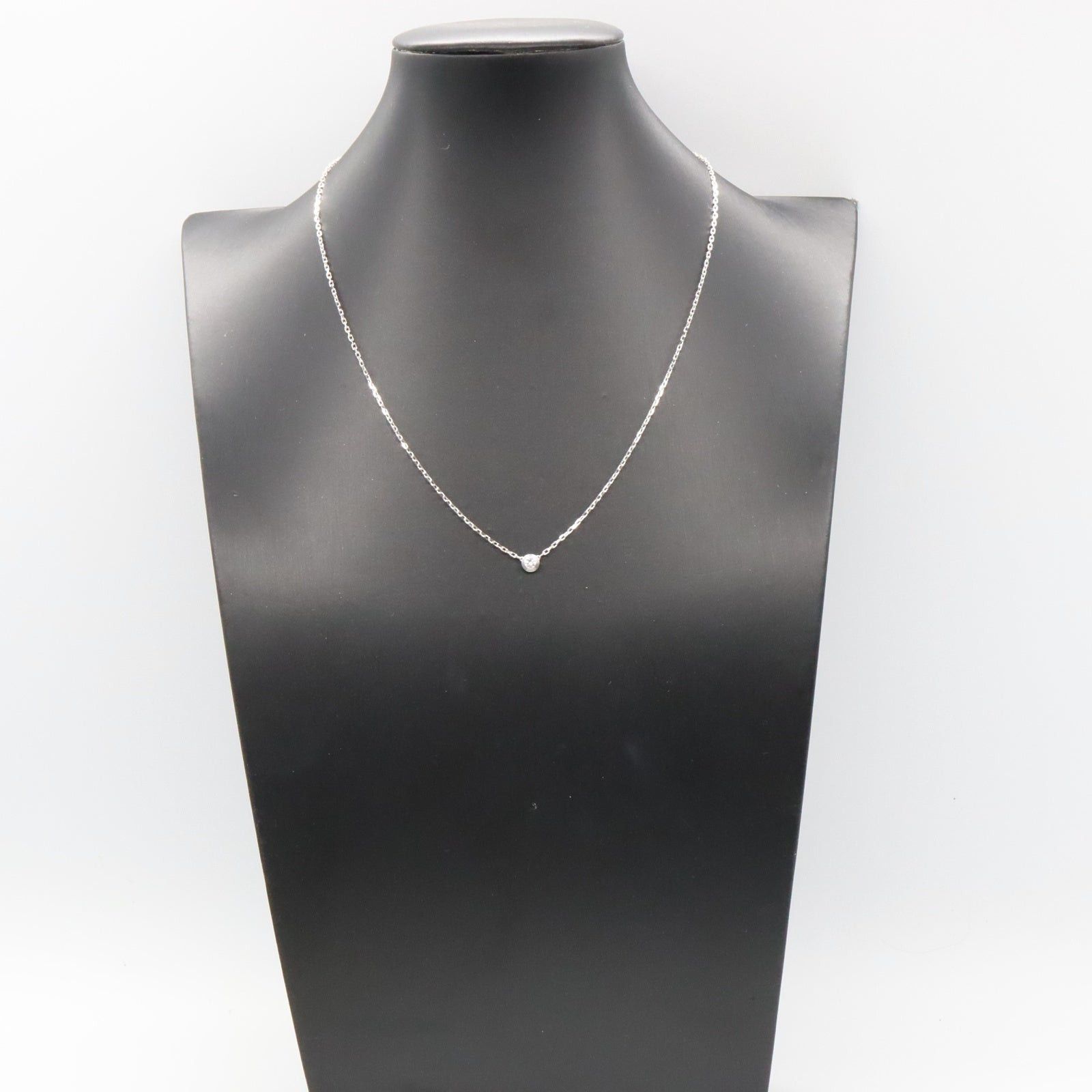 Cartier Cartier Damour Sm Necklace K18Wg (White Gold) Diamond Clear Size ONE SIZE - 5 Thumbnail