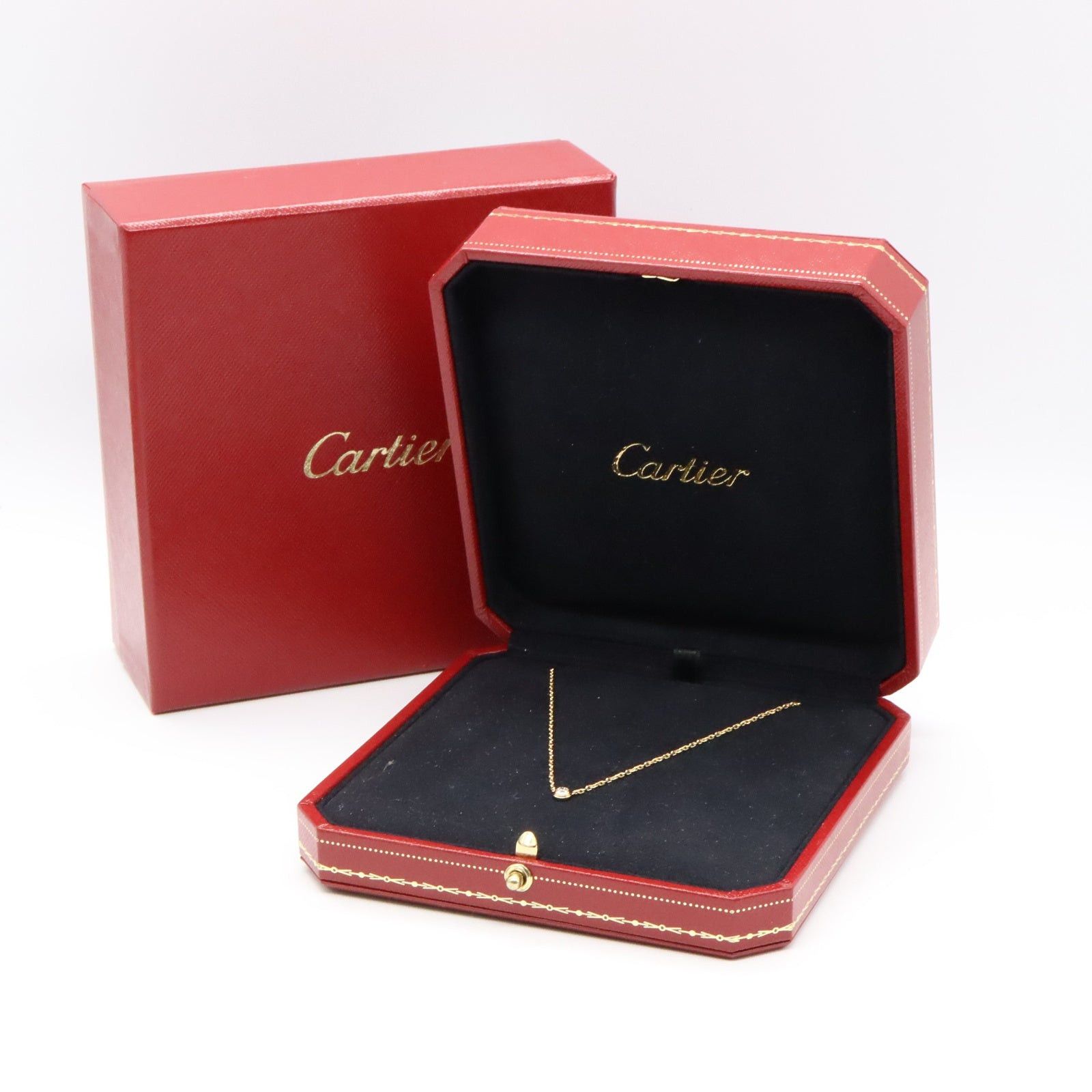 Cartier Cartier Damour Sm Necklace K18 (Yellow Gold) Diamond Clear Size ONE SIZE - 5 Thumbnail