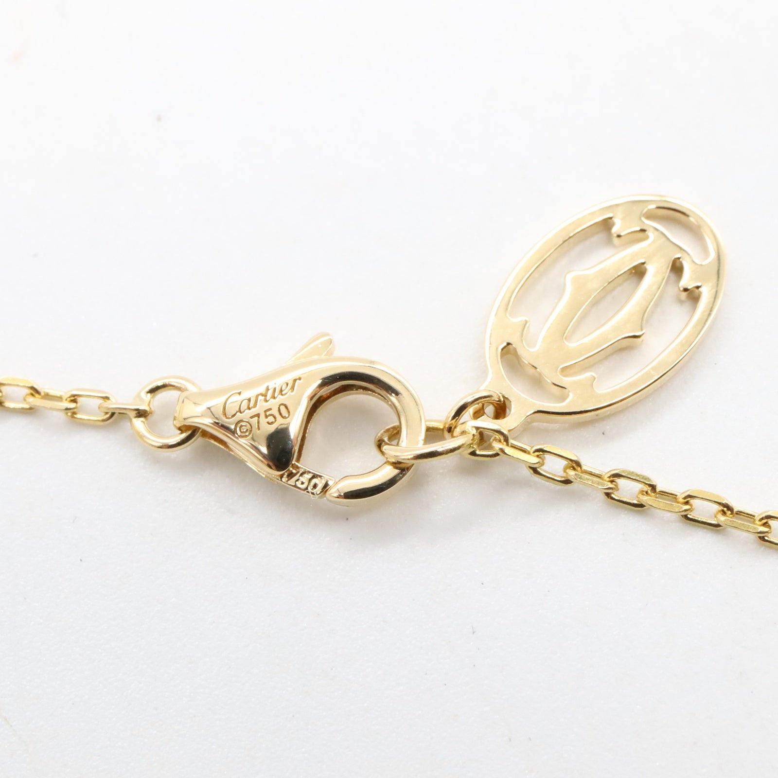 Cartier Cartier Damour Sm Necklace K18 (Yellow Gold) Diamond Clear Size ONE SIZE - 4 Thumbnail