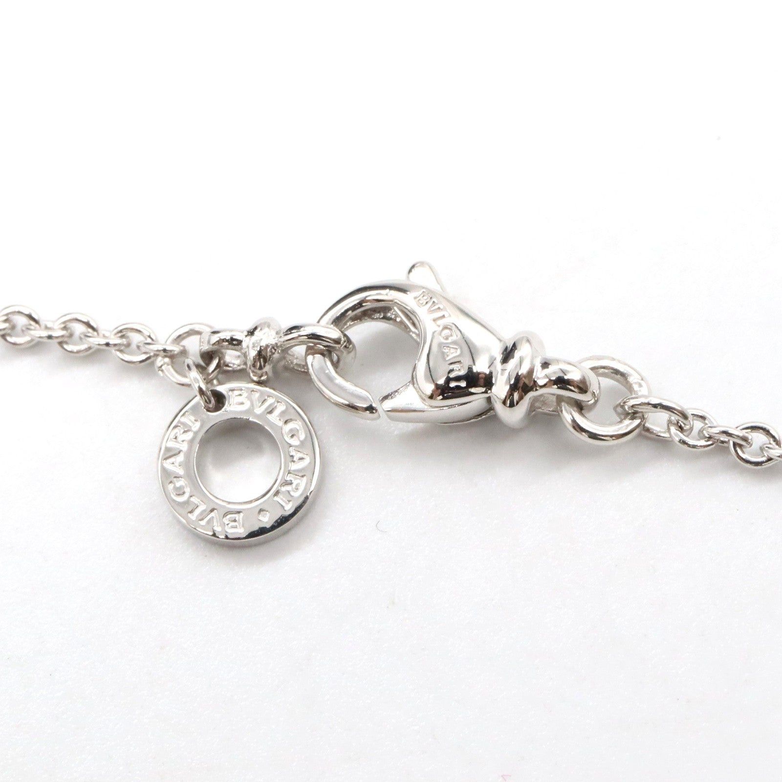 Bvlgari Bvlgari Latin Cross Necklace K18Wg (White Gold) Silver Size ONE SIZE - 4 Thumbnail