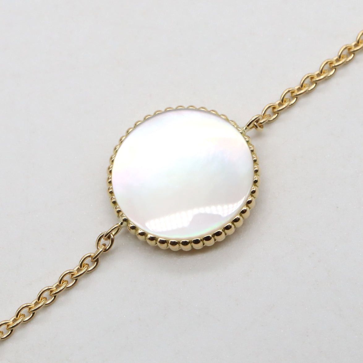 Dior Dior Rose Thevan Mother Of Pearl Bracelet K18 (Yellow Gold) Diamond Clear White Size ONE SIZE - 6 Thumbnail