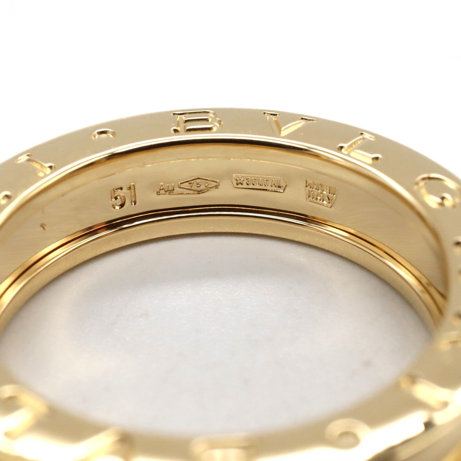 Bvlgari Bvlgari B Zero One Ring 1Belt K18 (Yellow Gold) Gold Size ONE SIZE - 4 Thumbnail