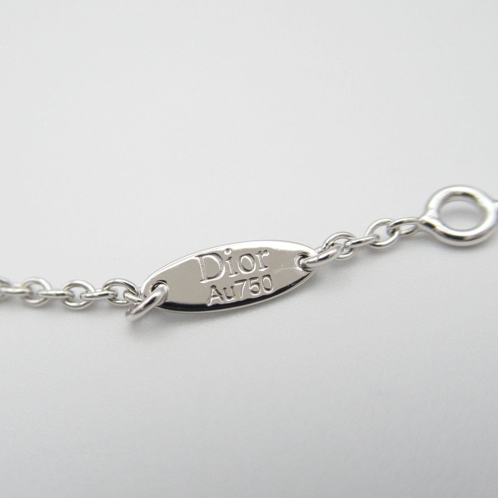 Dior Dior Rose De Vanity Medallion Bracelet K18Wg (White Gold) Diamond Clear Size ONE SIZE - 6 Thumbnail