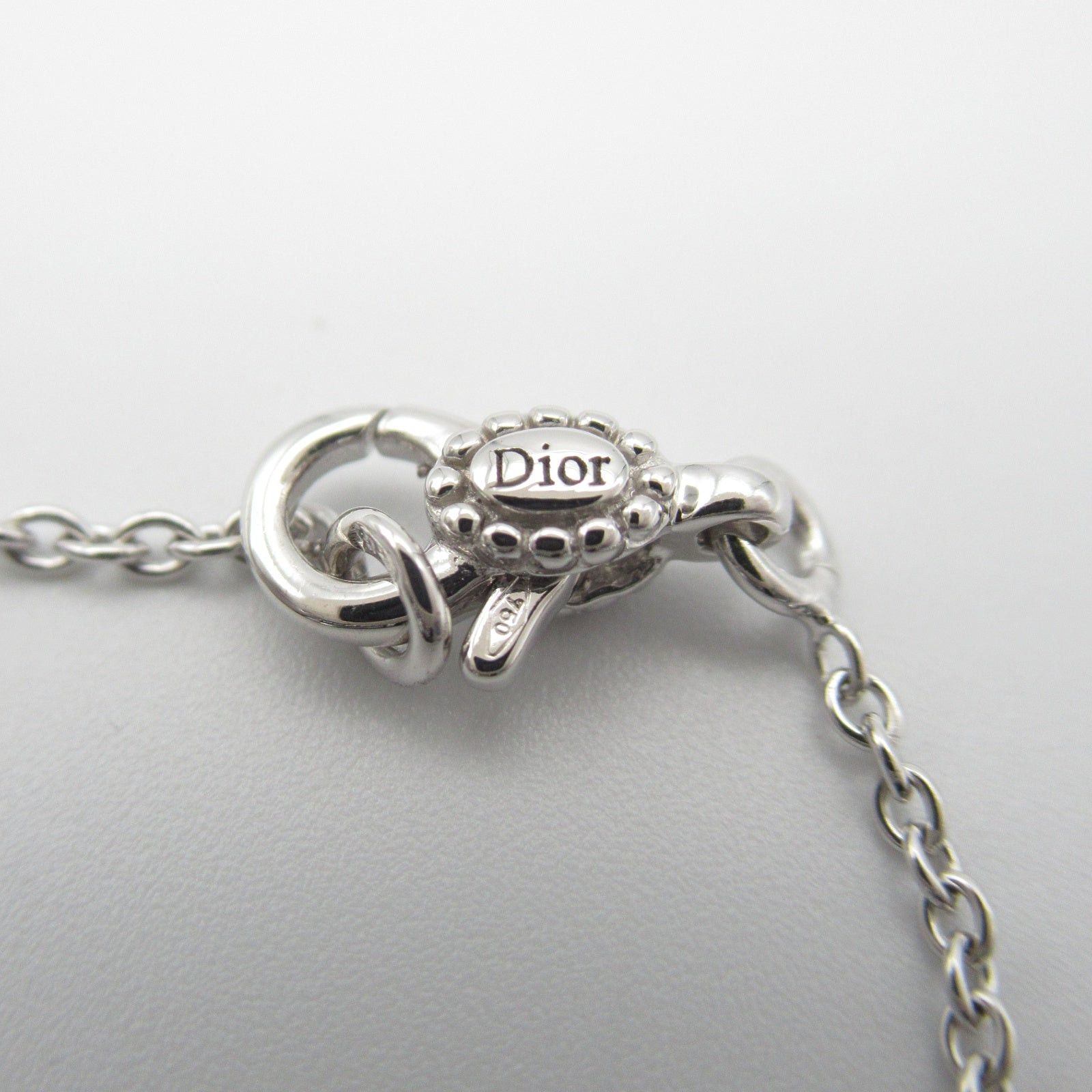 Dior Dior Rose De Vanity Medallion Bracelet K18Wg (White Gold) Diamond Clear Size ONE SIZE - 5 Thumbnail