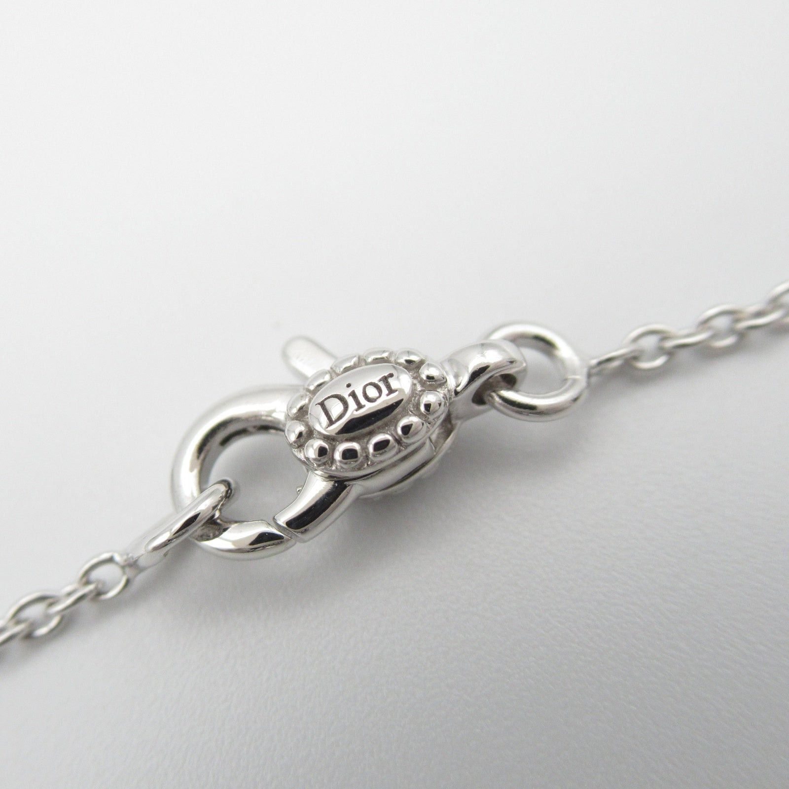 Dior Dior Rose De Vanity Medallion Bracelet K18Wg (White Gold) Diamond Clear Size ONE SIZE - 4 Thumbnail