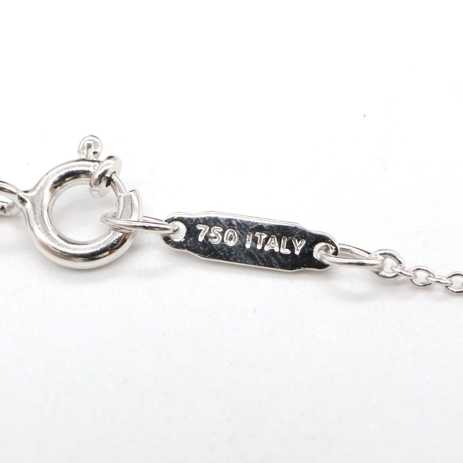 Tiffany & Co. Tiffany Co Atlas Bar Diamond Necklace K18Wg (White Gold) Clear Size ONE SIZE - 5 Thumbnail