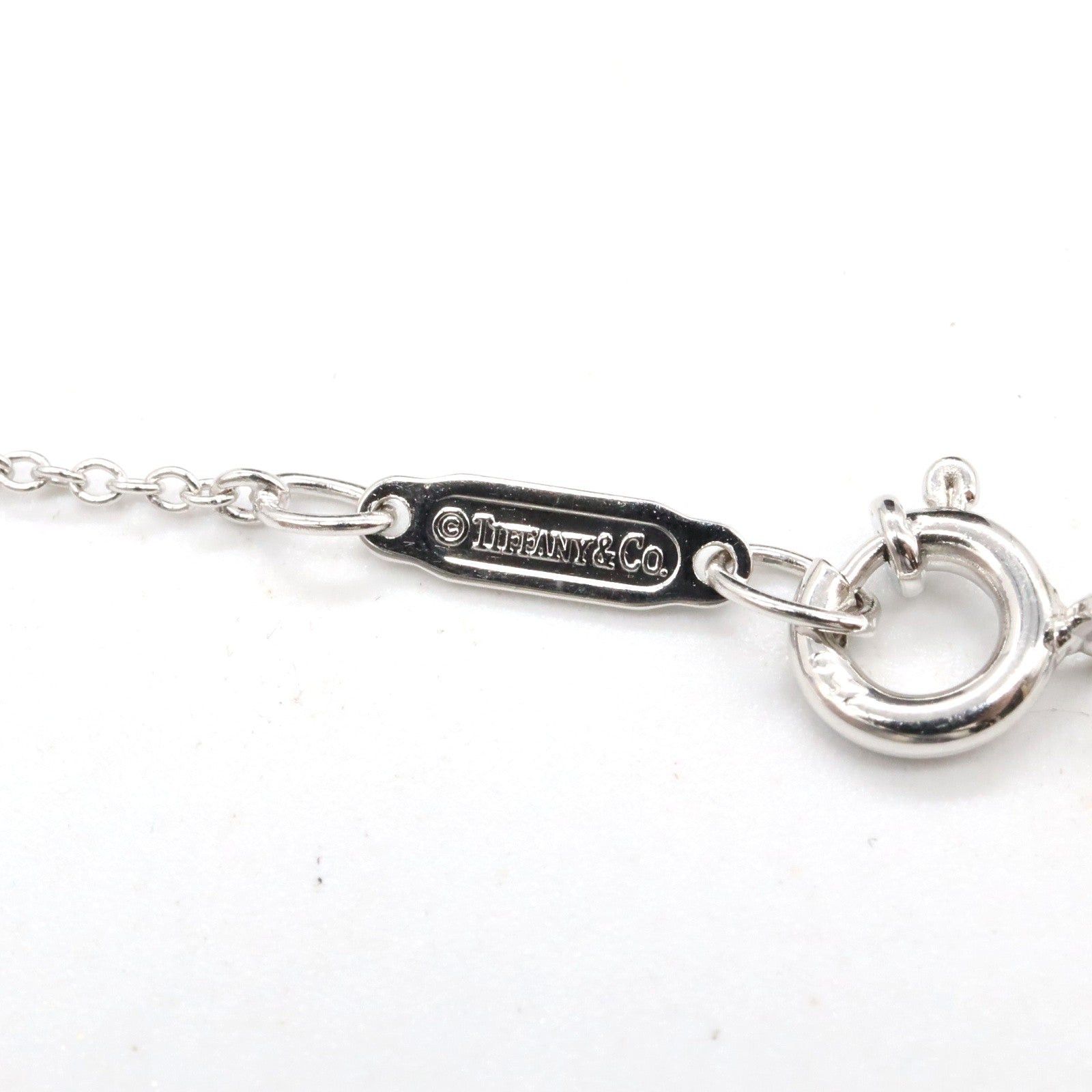 Tiffany & Co. Tiffany Co Atlas Bar Diamond Necklace K18Wg (White Gold) Clear Size ONE SIZE - 4 Thumbnail