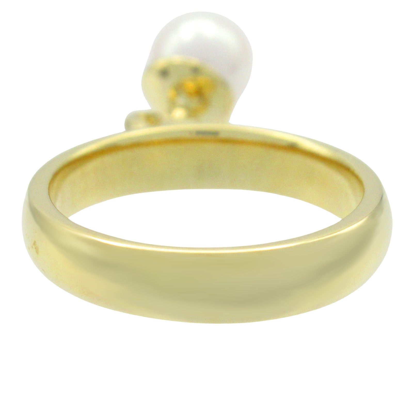 Tiffany & Co. Tiffany Co Pearl Ring K18 (Yellow Gold) White Size ONE SIZE - 3 Thumbnail
