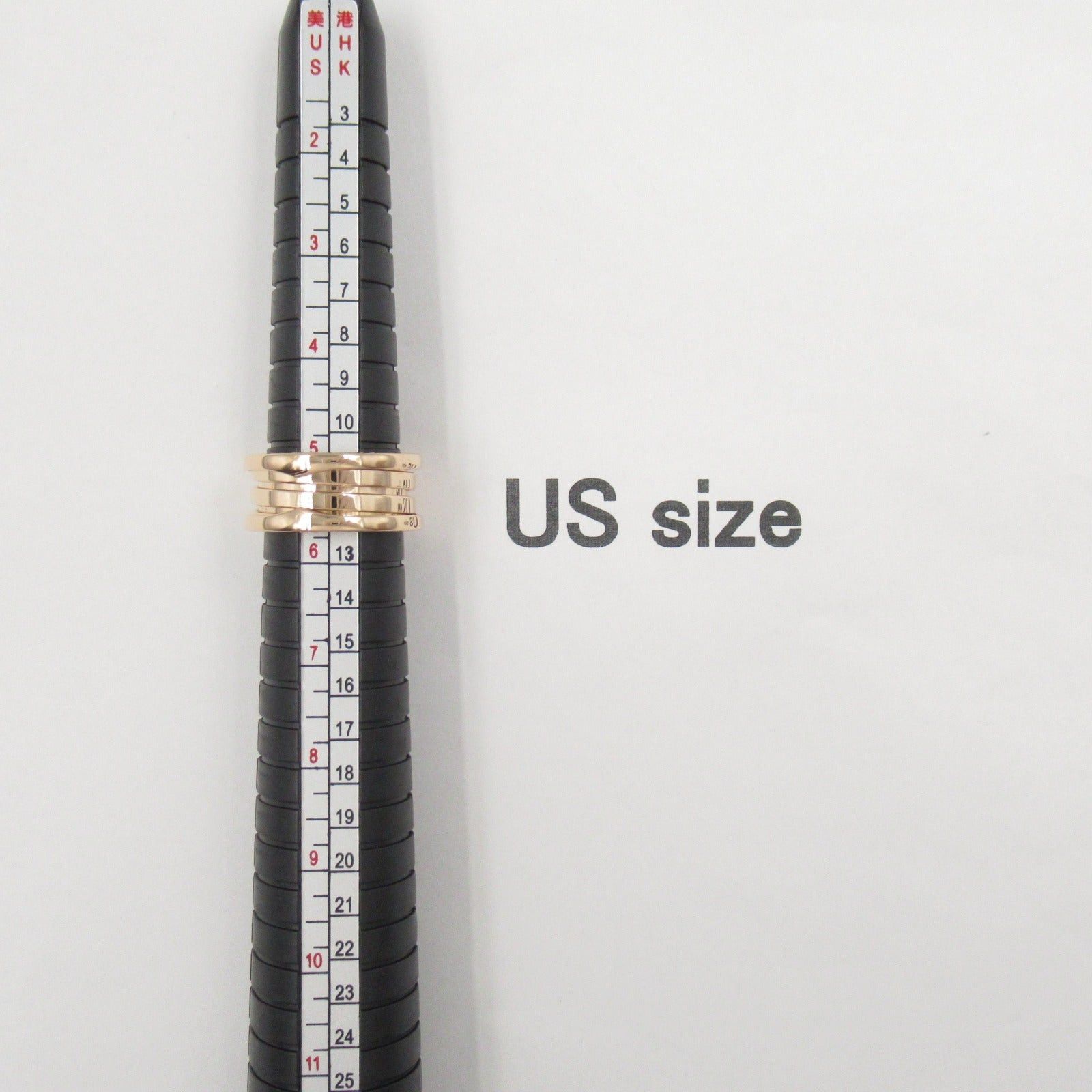 Bvlgari Bvlgari B Zero One Ring 2 Belt K18Pg (Pink Gold) Gold Size ONE SIZE - 6 Thumbnail