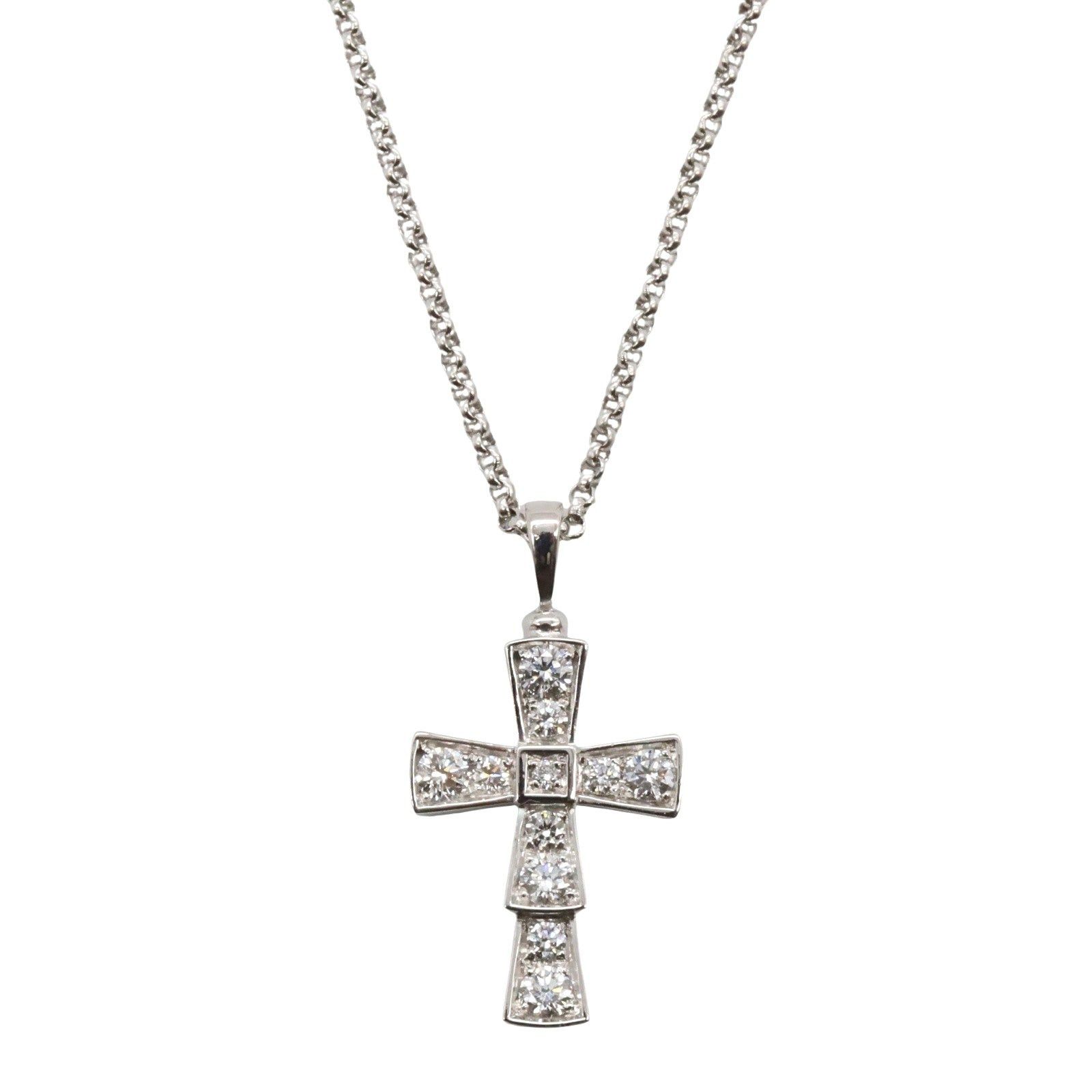 Bvlgari Bvlgari Serpenticross Diamond Necklace K18Wg (White Gold) Clear Size ONE SIZE - 2 Thumbnail