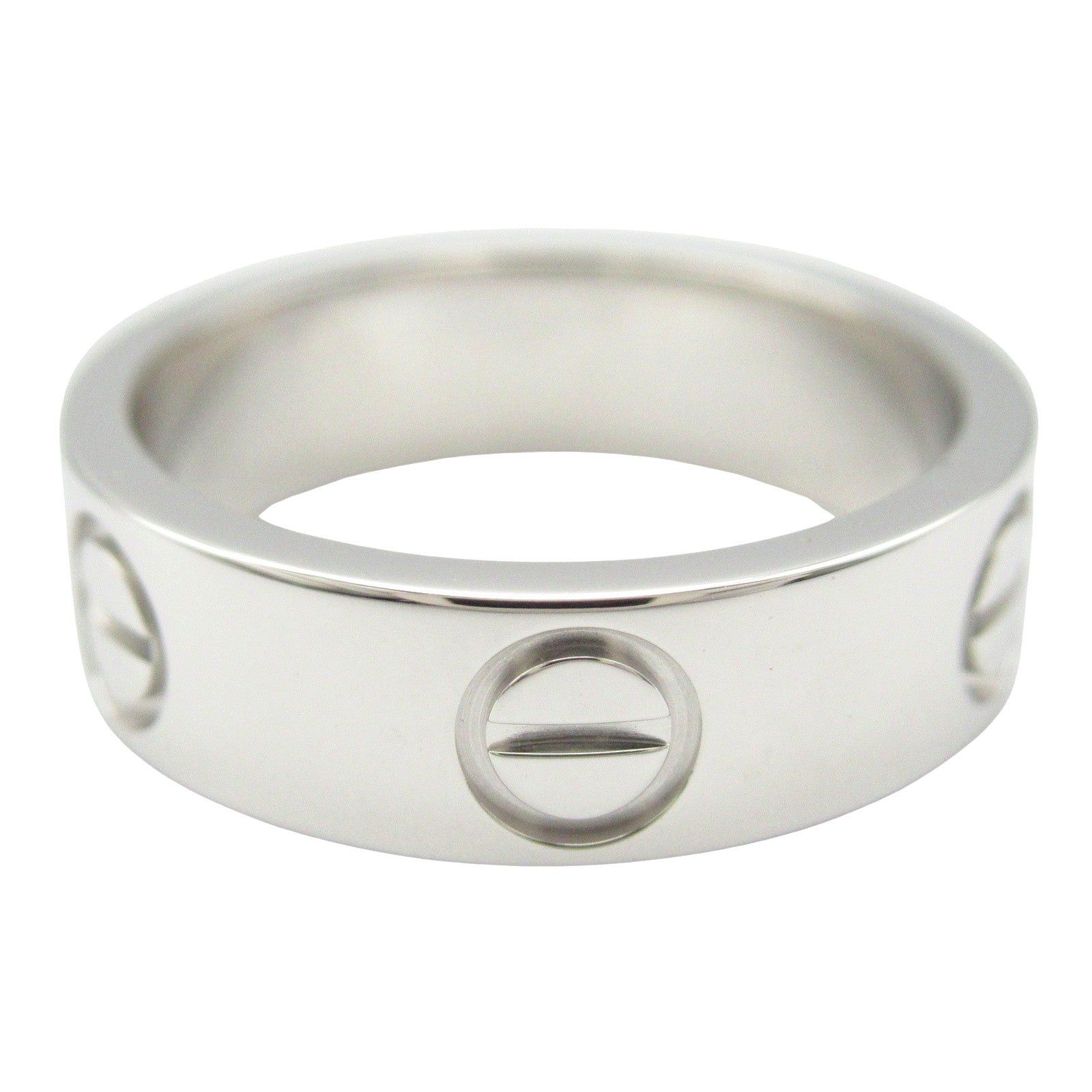 Cartier Cartier Love Ring K18Wg (White Gold) Silver Size ONE SIZE - 2 Thumbnail
