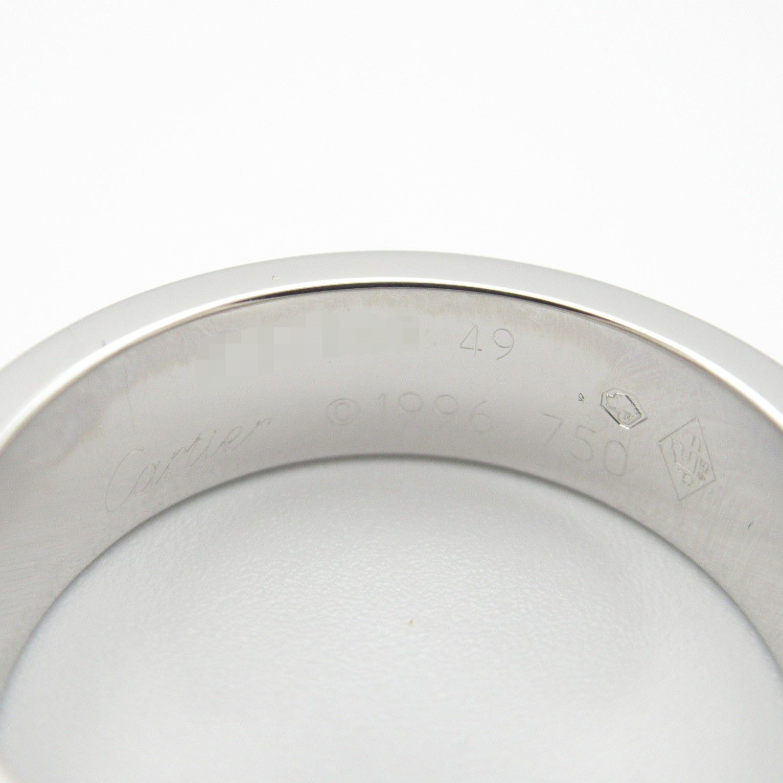 Cartier Cartier Love Ring K18Wg (White Gold) Silver Size ONE SIZE - 4 Thumbnail