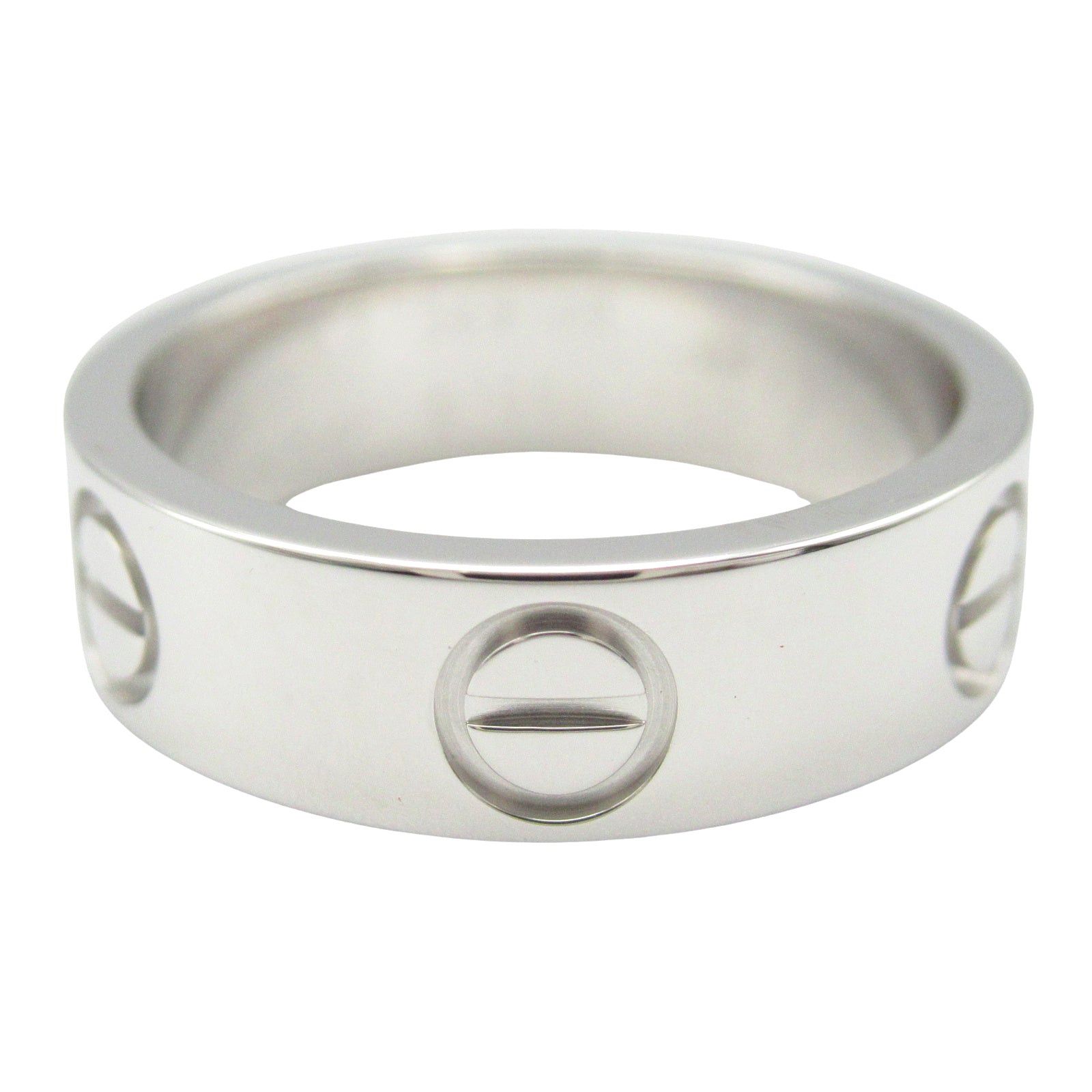 Cartier Cartier Love Ring K18Wg (White Gold) Silver Size ONE SIZE - 3 Thumbnail