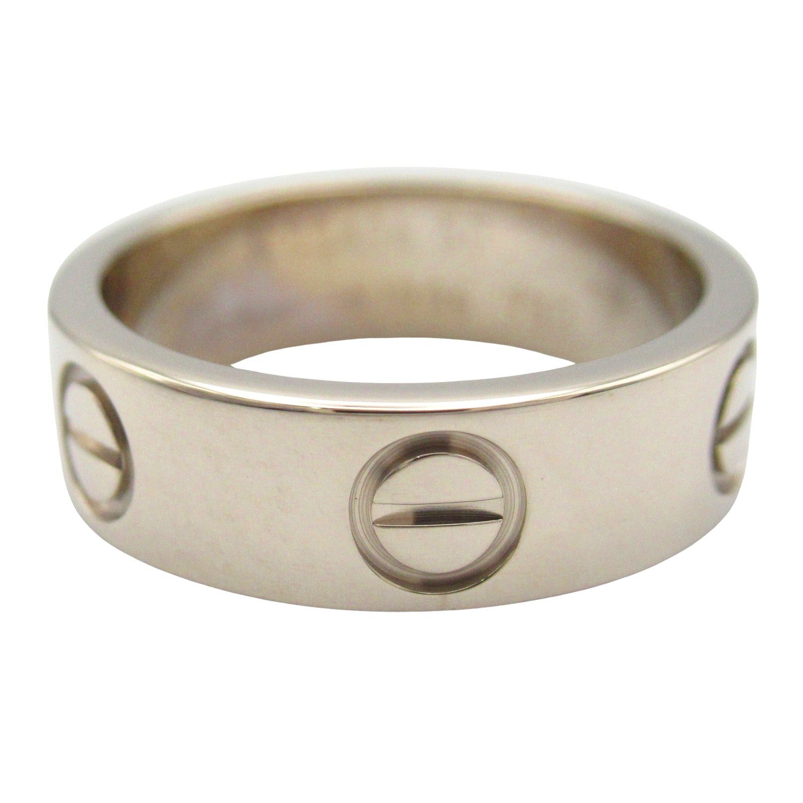 Cartier Cartier Love Ring K18Wg (White Gold) Silver Size ONE SIZE - 2 Thumbnail