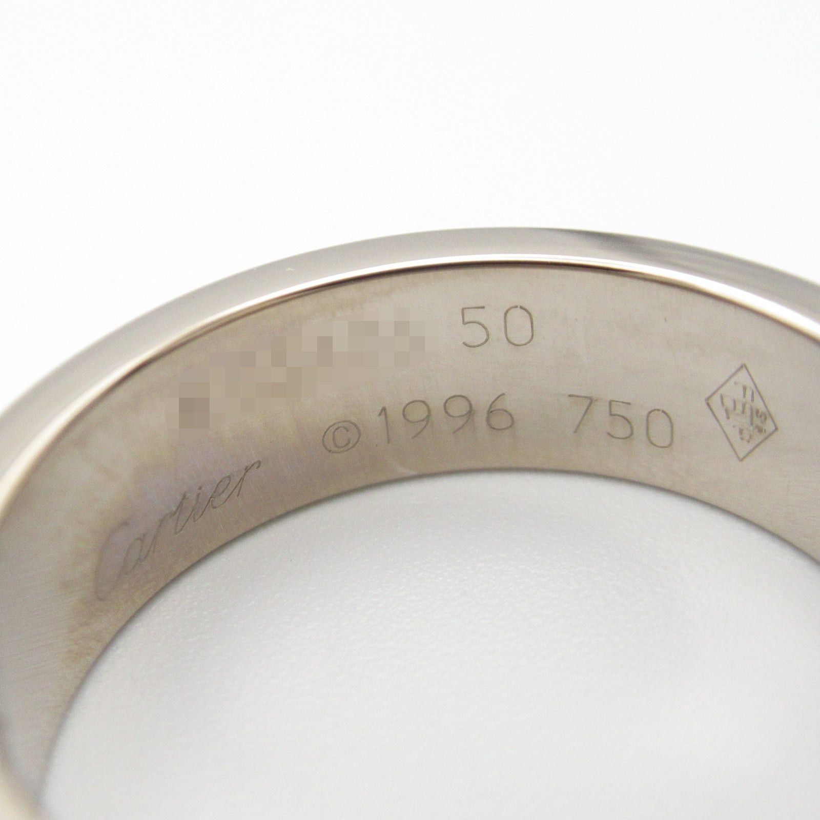 Cartier Cartier Love Ring K18Wg (White Gold) Silver Size ONE SIZE - 4 Thumbnail