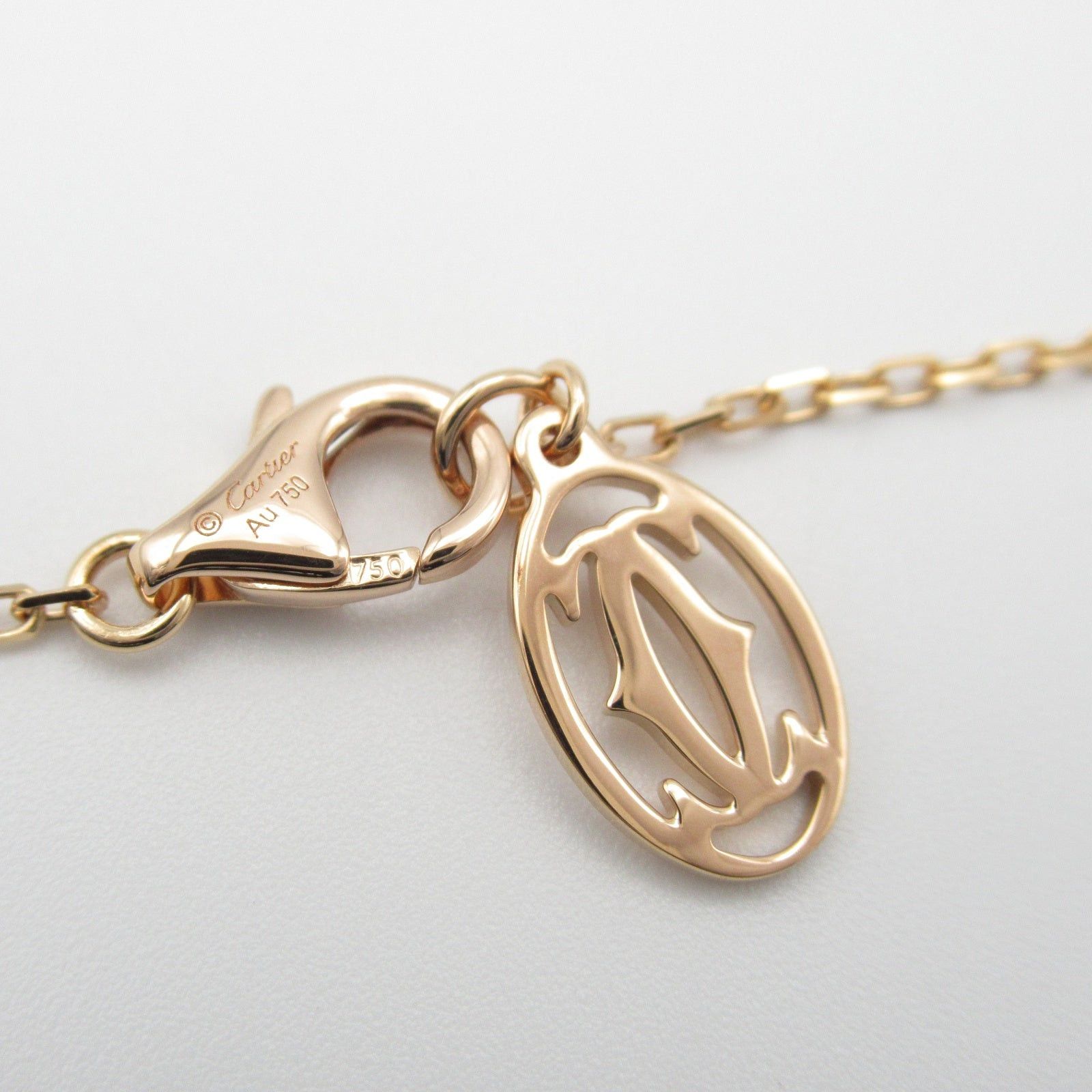 Cartier Cartier Damour Pink Sapphire Necklace K18Pg (Pink Gold) Size ONE SIZE - 4 Thumbnail