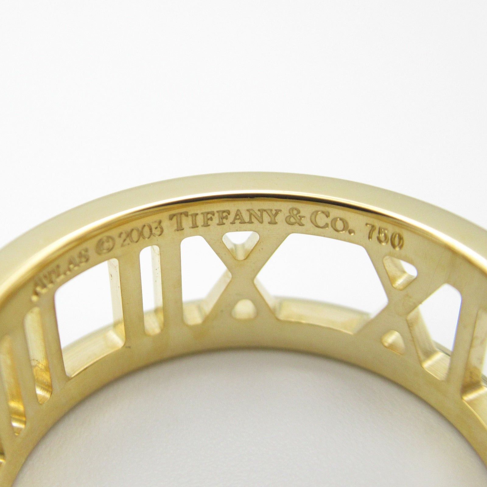 Tiffany & Co. Tiffany Co Atlas Open Ring K18 (Yellow Gold) Gold Size ONE SIZE - 4 Thumbnail