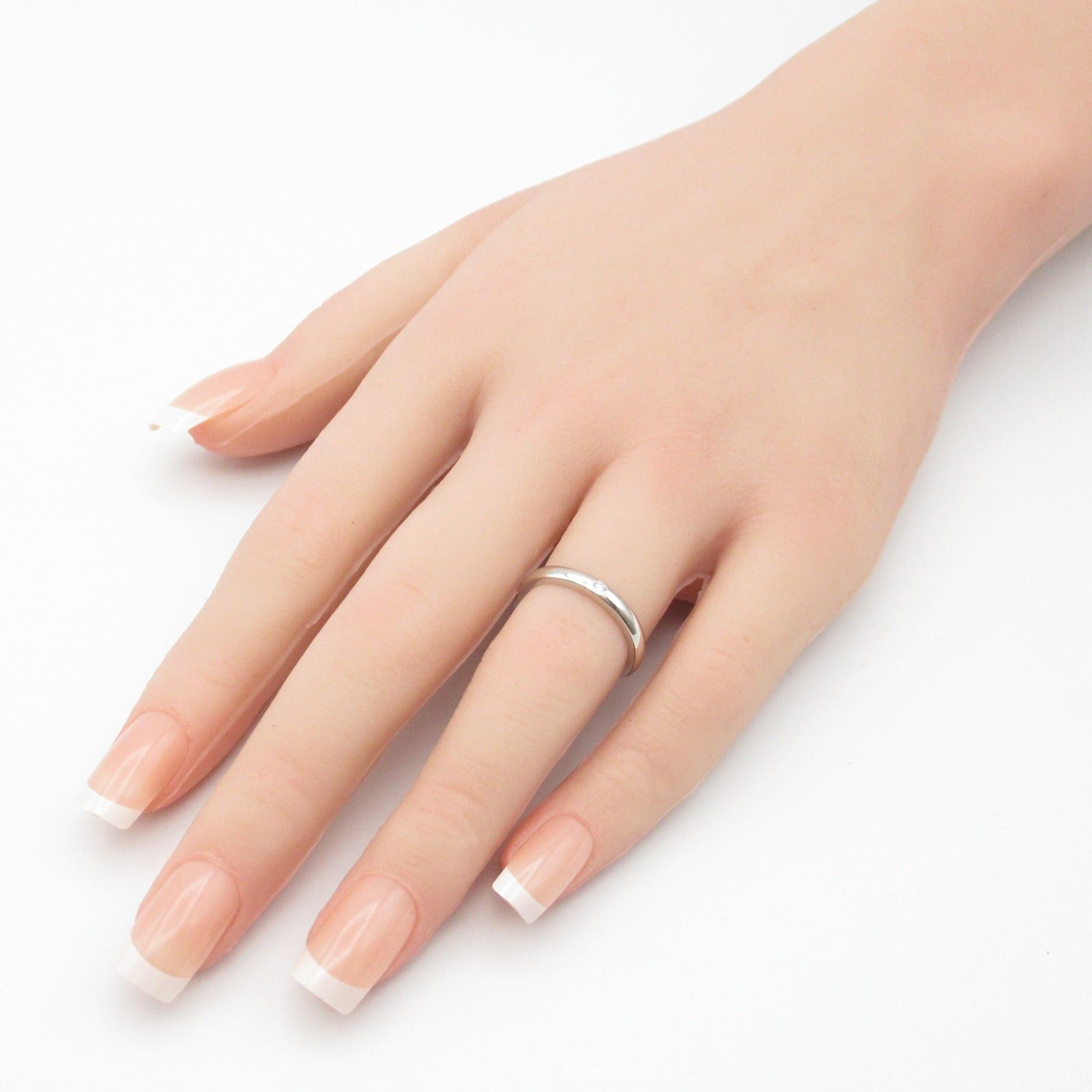 Tiffany & Co. Tiffany Co Diamond Ring Pt950 Platinum Clear Size ONE SIZE - 10 Thumbnail