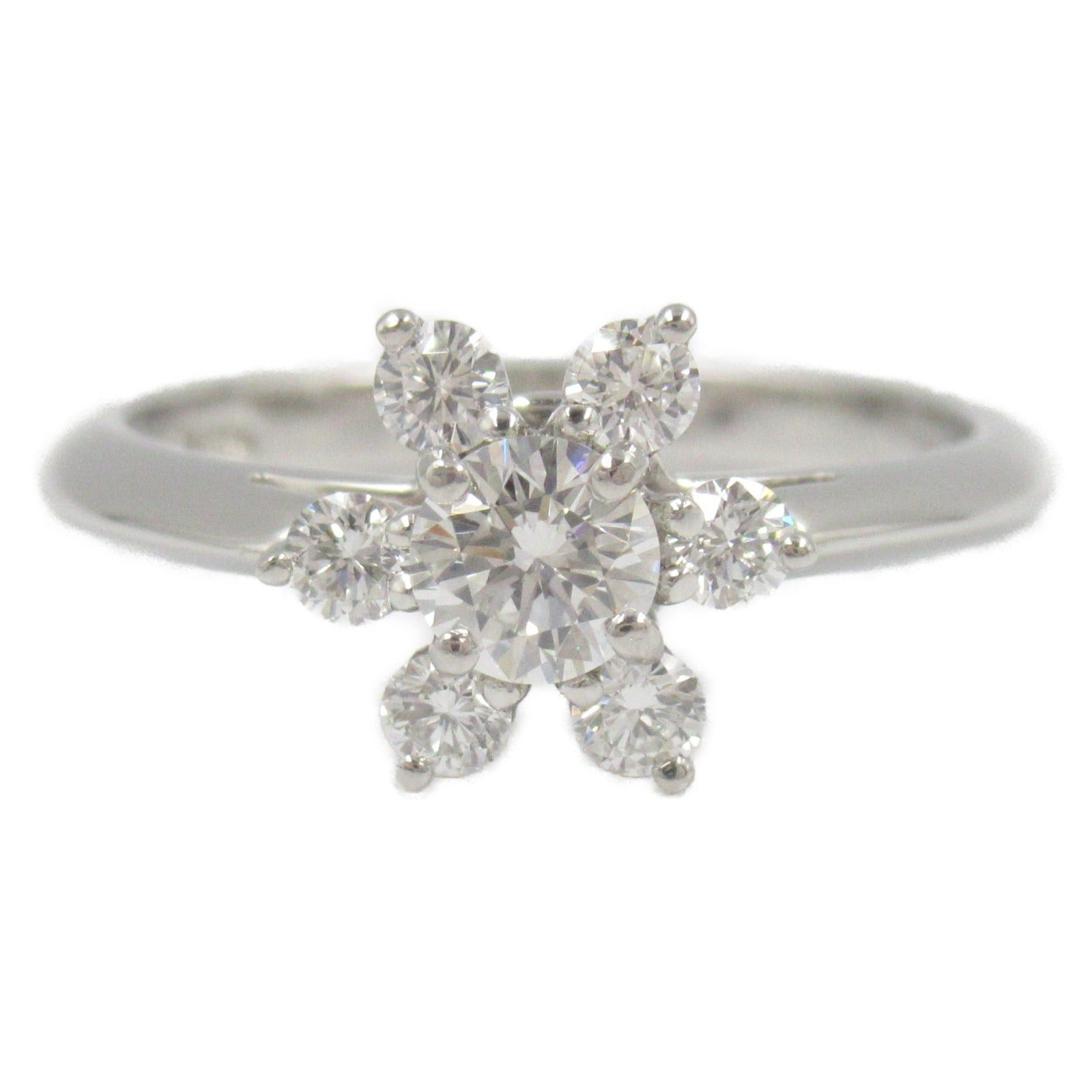 Tiffany & Co. Tiffany Co Butter Cup Diamond Ring Pt950 Platinum Clear Size ONE SIZE - 2 Thumbnail