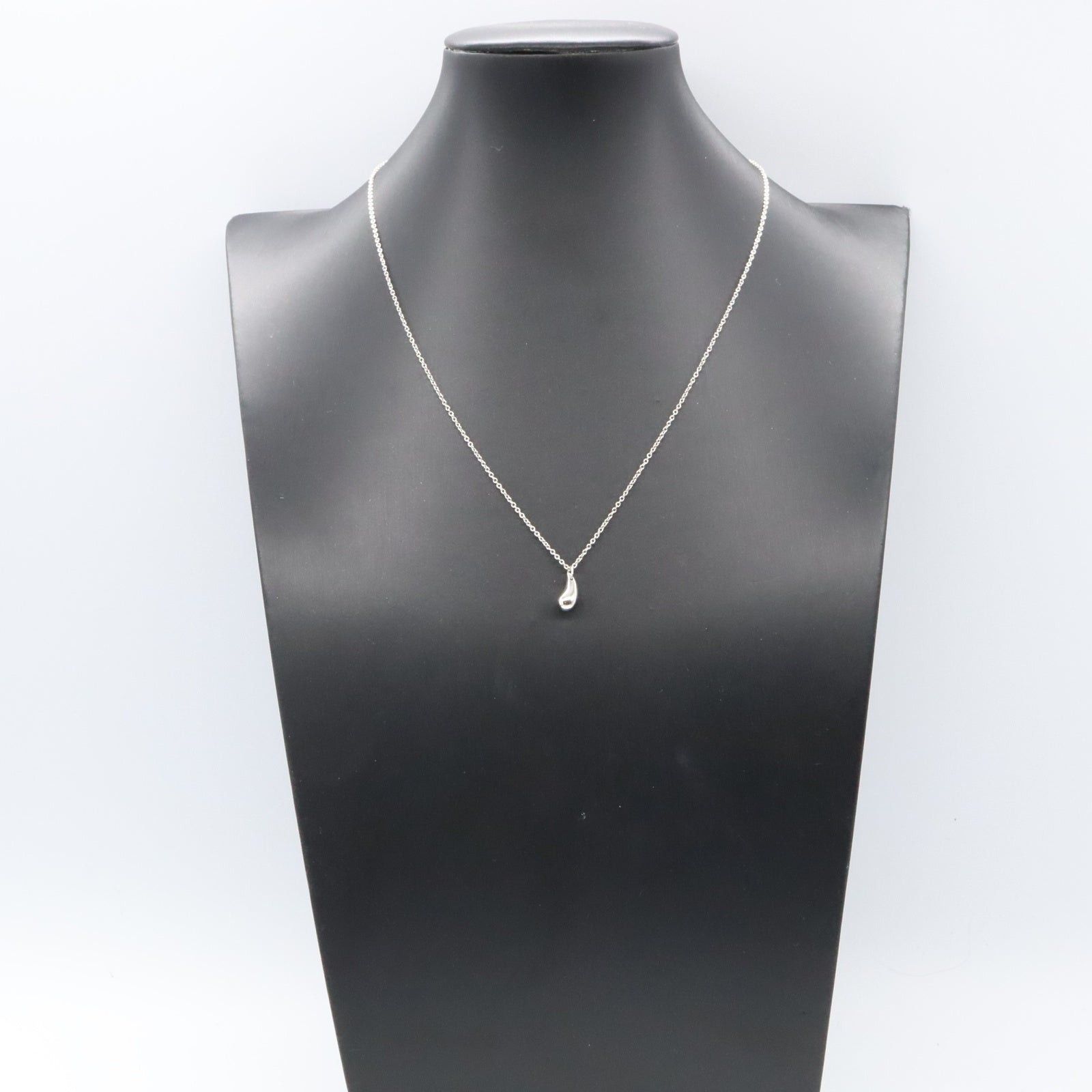 Tiffany & Co. Tiffany Co Teardrop Mini Necklace Pt950 Platinum Silver Size ONE SIZE - 7 Thumbnail
