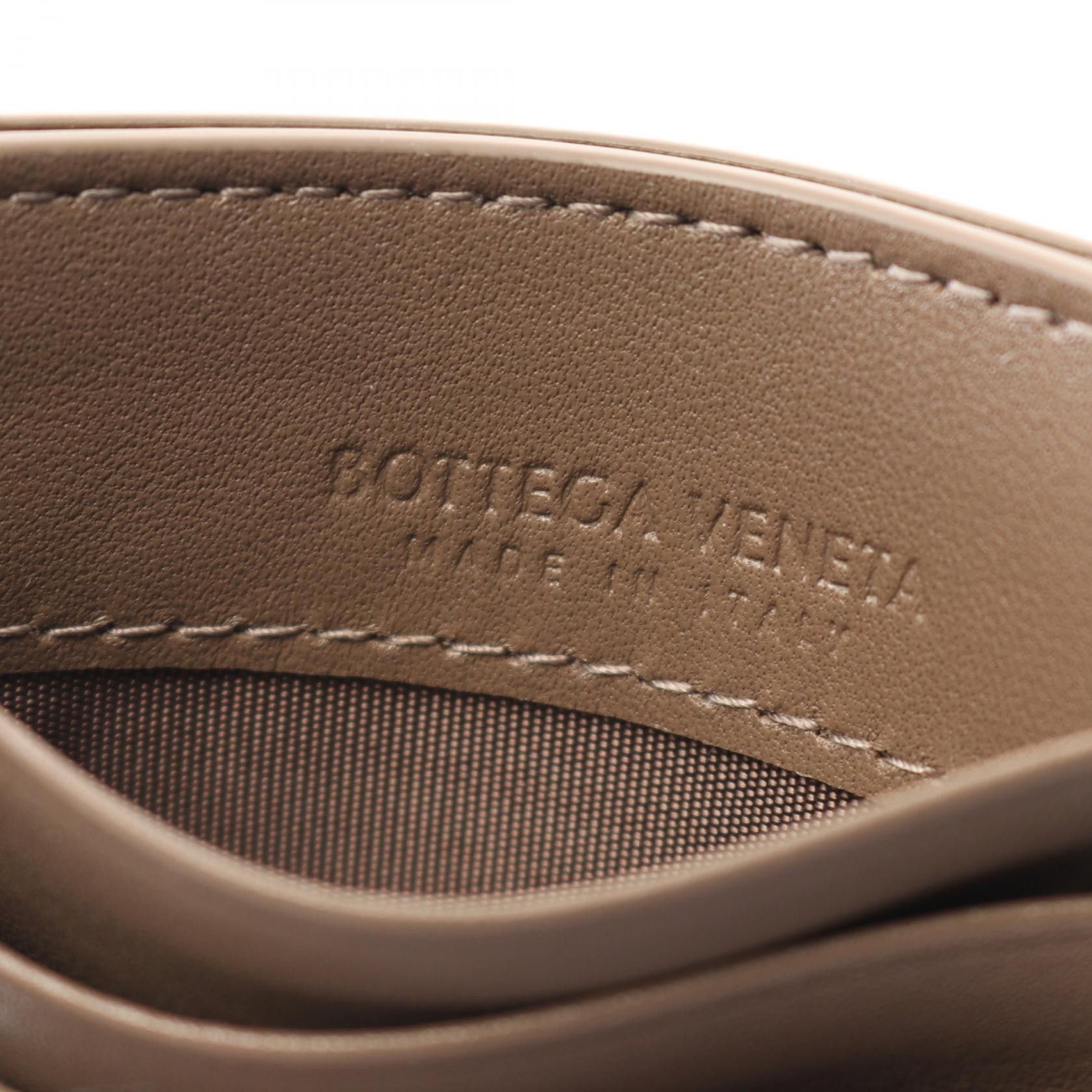 Bottega Veneta Bottega Veneta Intrecciato Card Case Leather Brown Size ONE SIZE - 4 Thumbnail