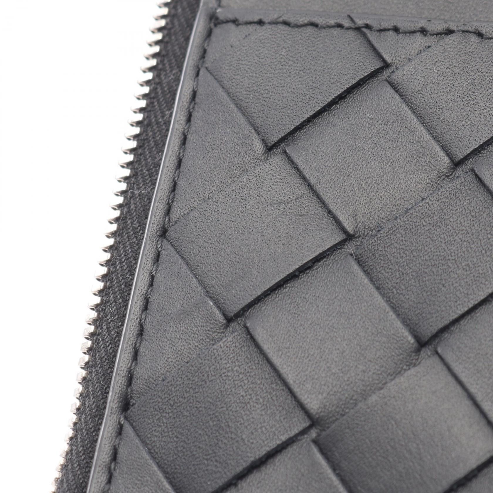 Bottega Veneta Bottega Veneta Intrecciato Card Case Leather Black Size ONE SIZE - 6 Thumbnail