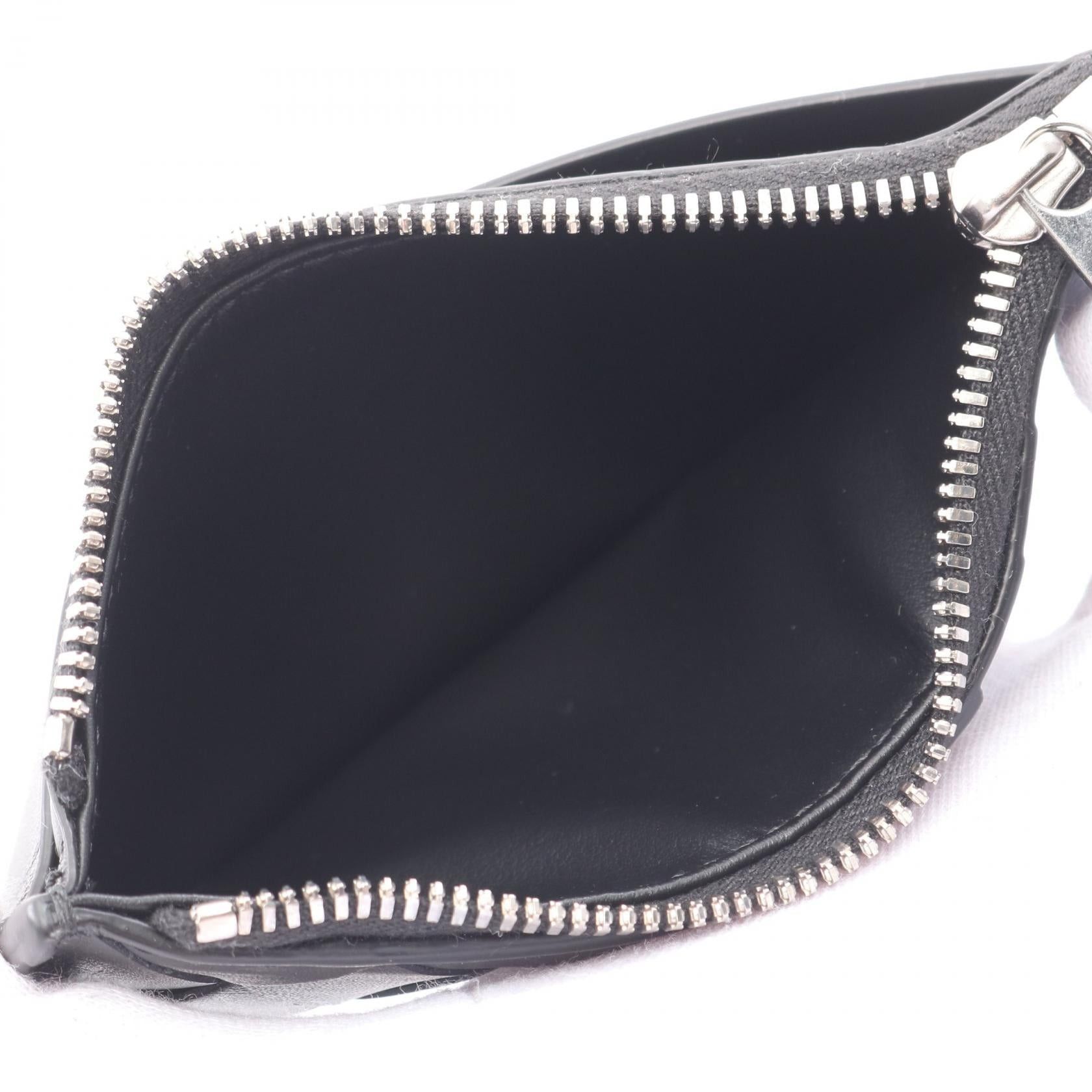 Bottega Veneta Bottega Veneta Intrecciato Card Case Leather Black Size ONE SIZE - 3 Thumbnail