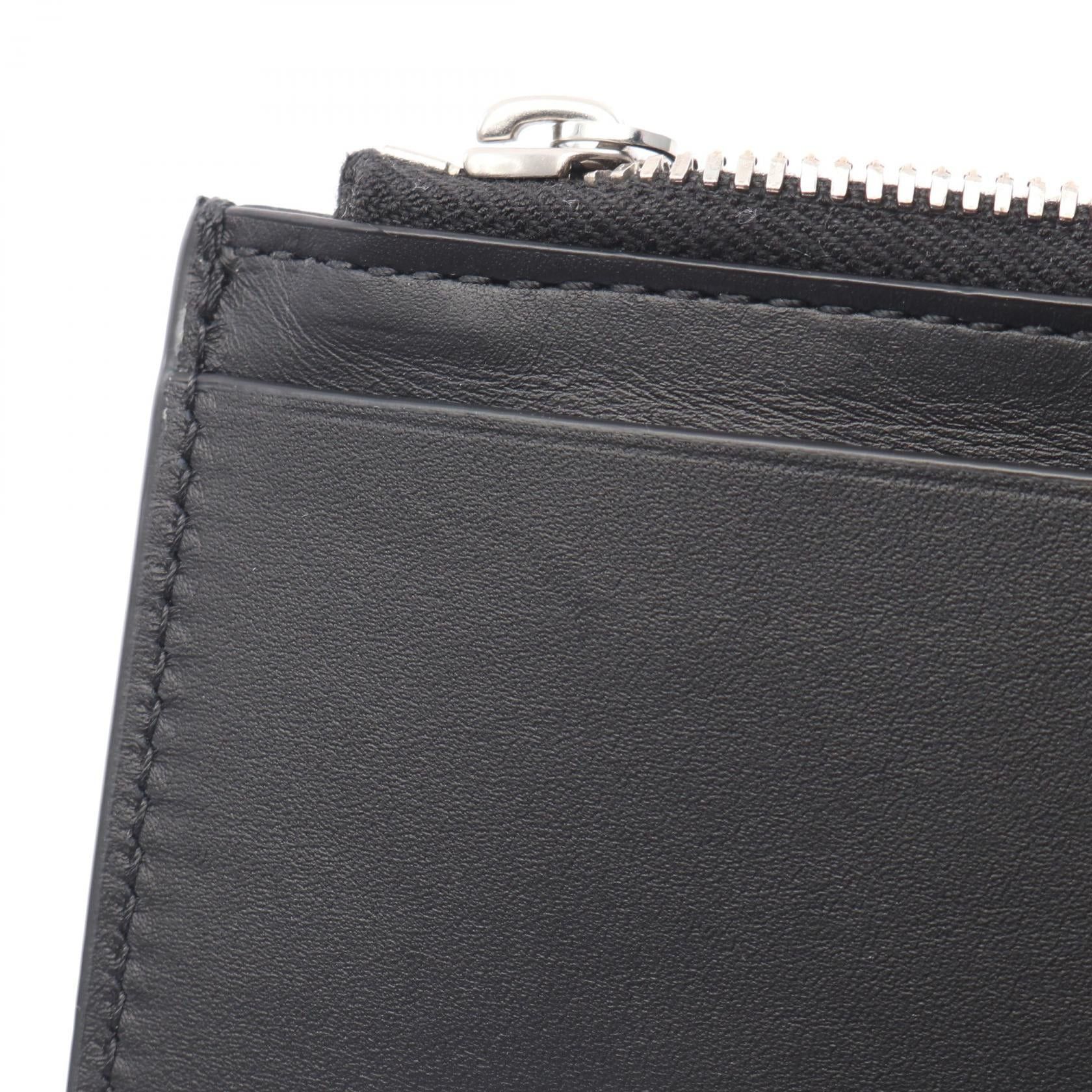 Bottega Veneta Bottega Veneta Intrecciato Card Case Leather Black Size ONE SIZE - 5 Thumbnail