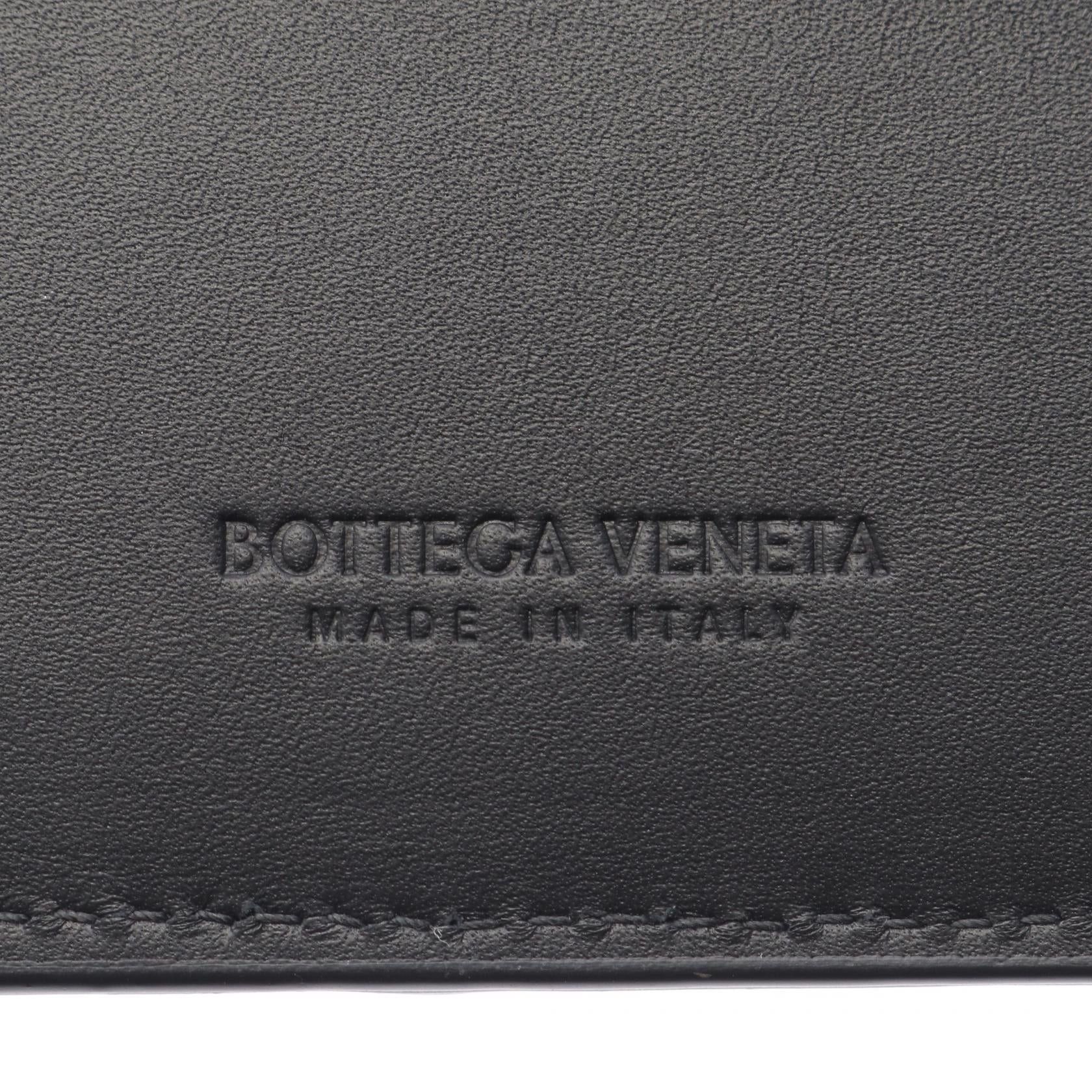 Bottega Veneta Bottega Veneta Intrecciato Card Case Leather Black Size ONE SIZE - 4 Thumbnail