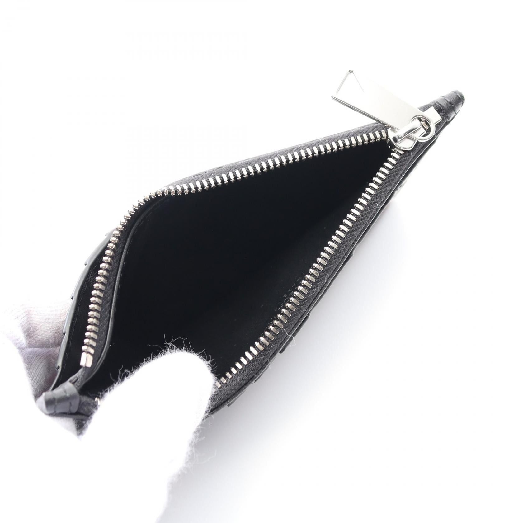 Bottega Veneta Bottega Veneta Intrecciato Coin Purse Leather Black Size ONE SIZE - 3 Thumbnail
