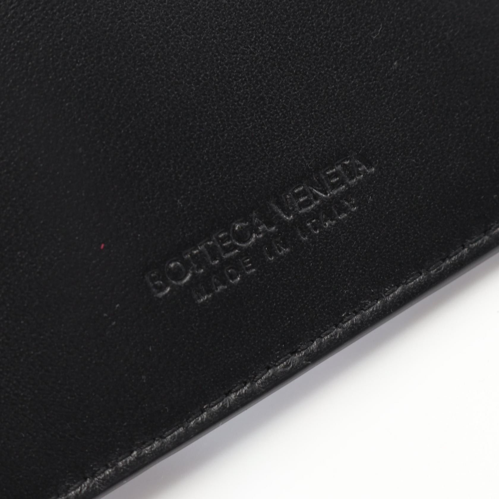 Bottega Veneta Bottega Veneta Intrecciato Card Case Leather Black Size ONE SIZE - 4 Thumbnail