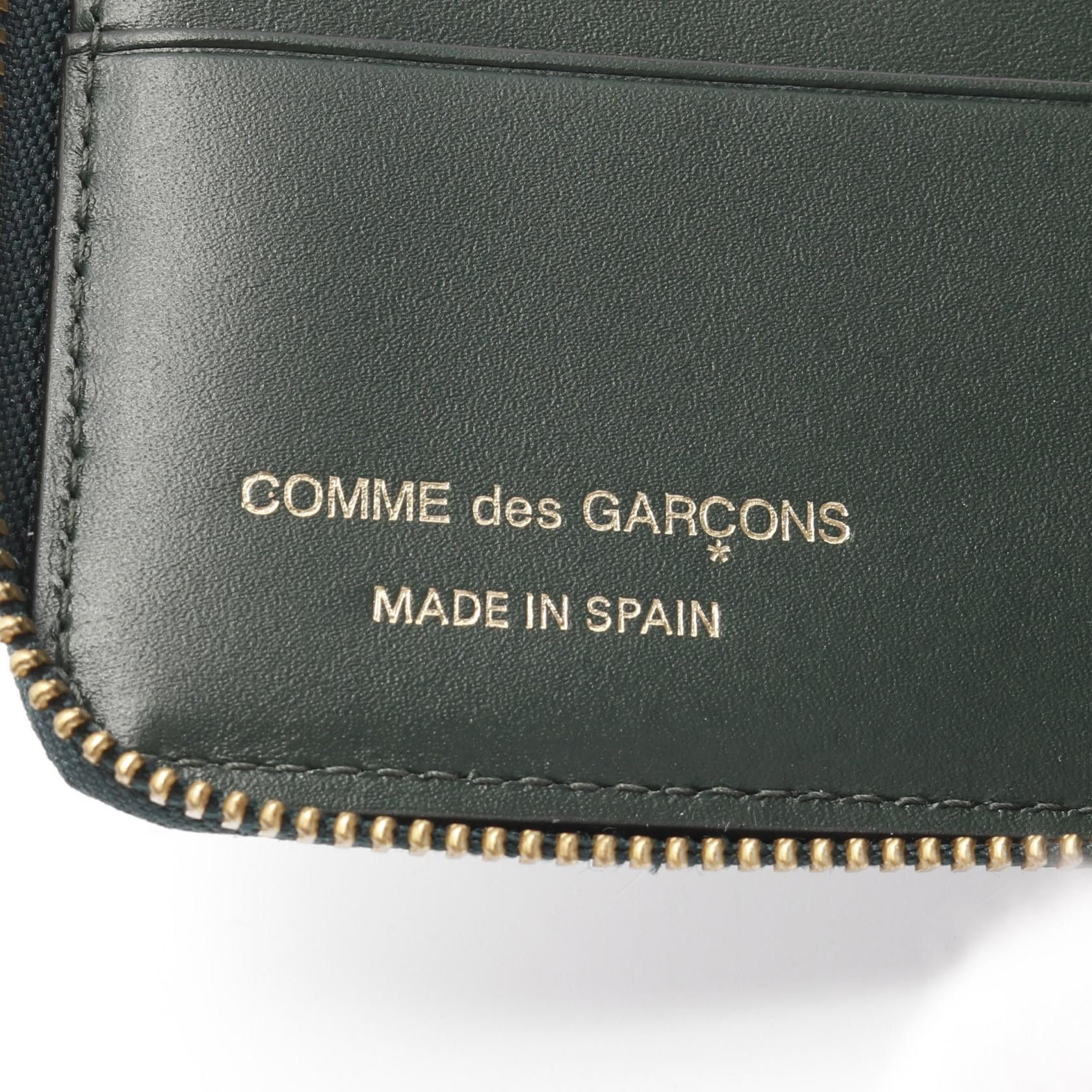 Comme des Garcons Comme Des Garcons Round Zipper Wallet Leather Green Size ONE SIZE - 4 Thumbnail