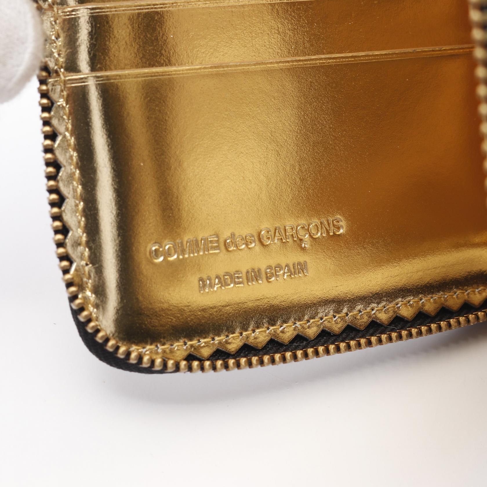 Comme des Garcons Comme Des Garcons Mirror Inside Round Zipper Wallet Leather Black Size ONE SIZE - 4 Thumbnail