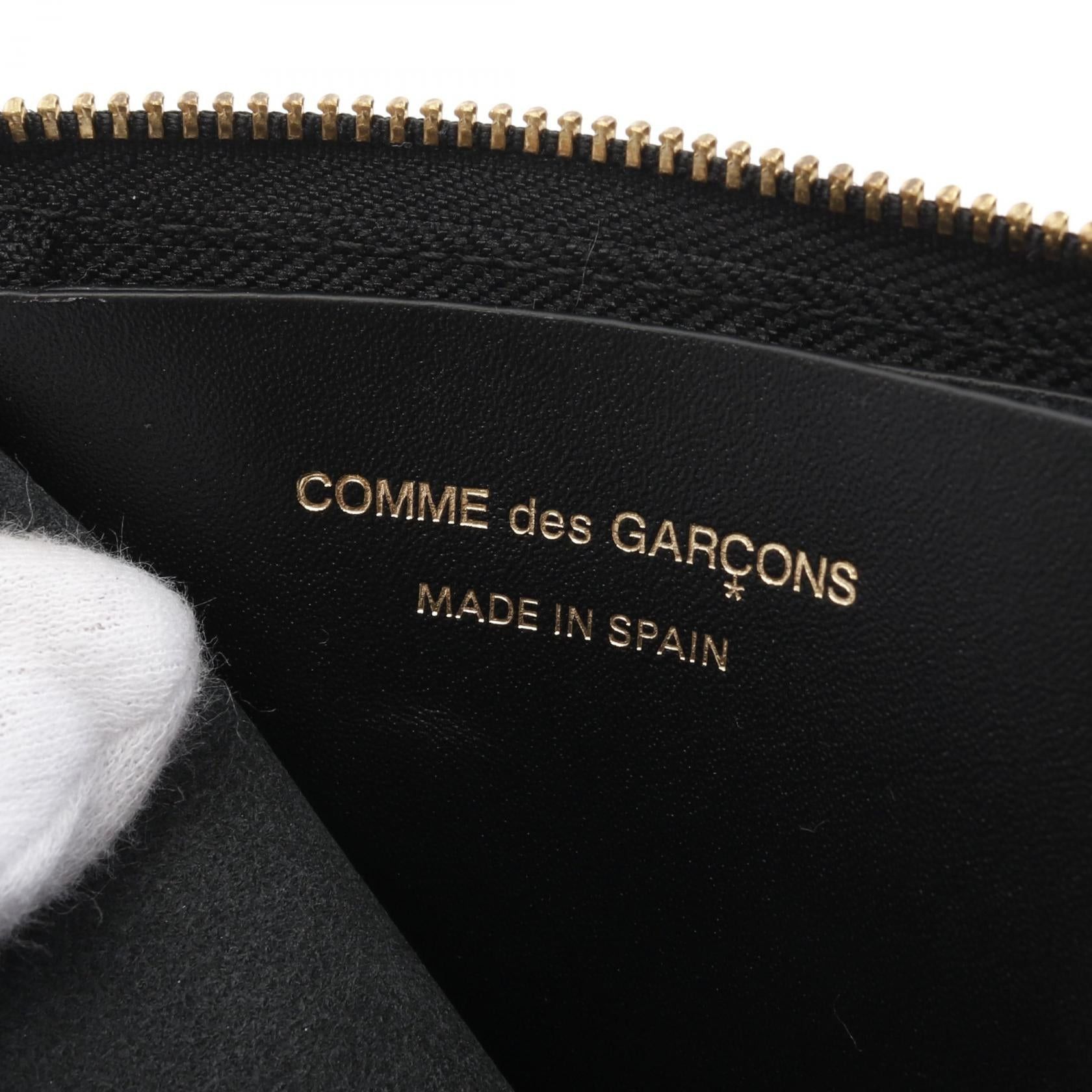 Comme des Garcons Comme Des Garcons Classic Plain Coin Purse Leather Black Size ONE SIZE - 4 Thumbnail