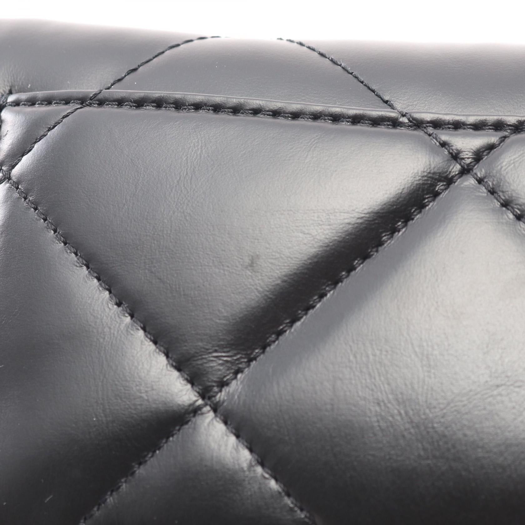 Tory Burch Tory Burch Kira Diamond Shoulder Bag Leather Black Size ONE SIZE - 5 Thumbnail