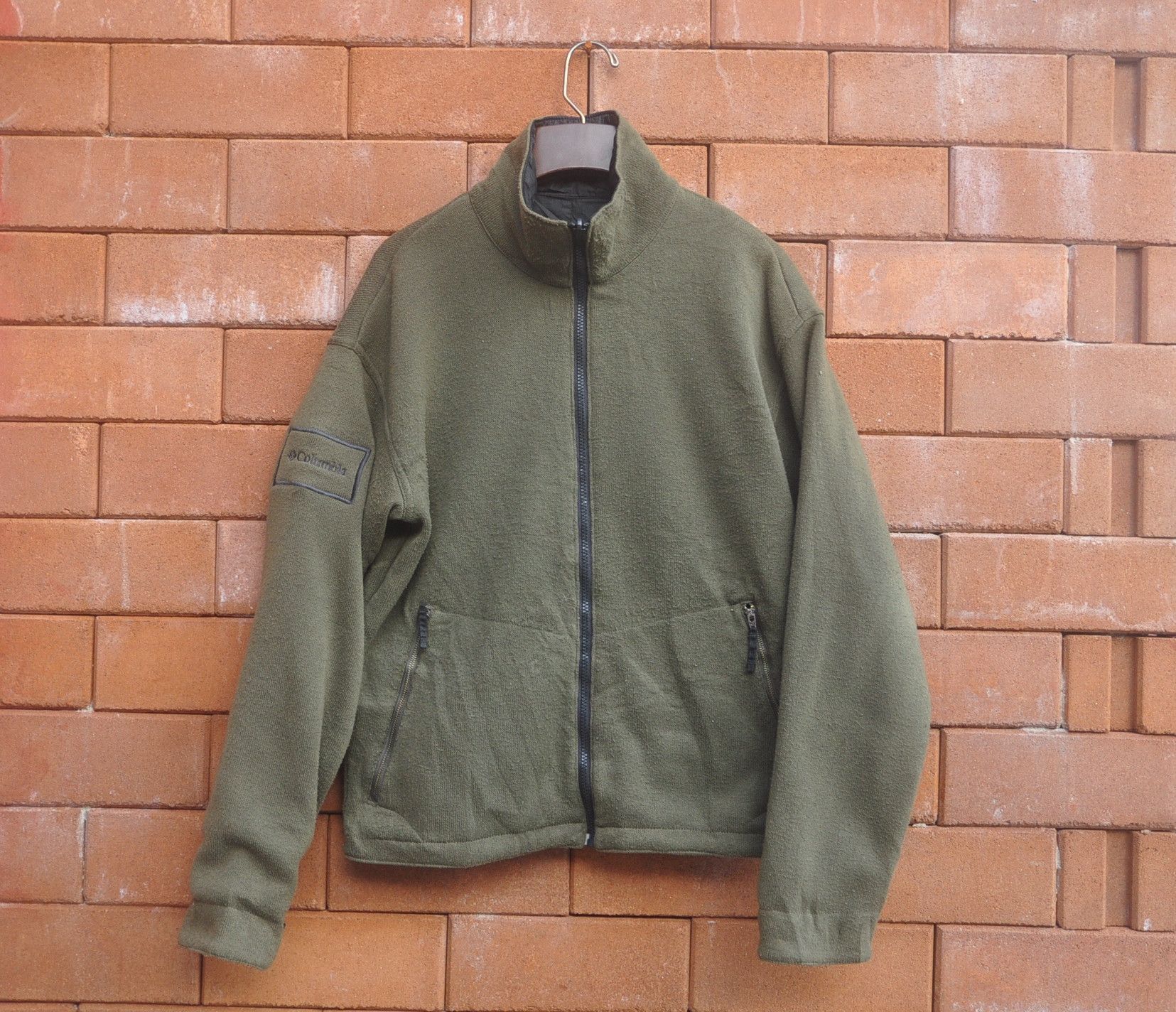 Columbia Columbia Fleece Green Army Colour Sweater Jacket Size US XL / EU 56 / 4 - 1 Thumbnail