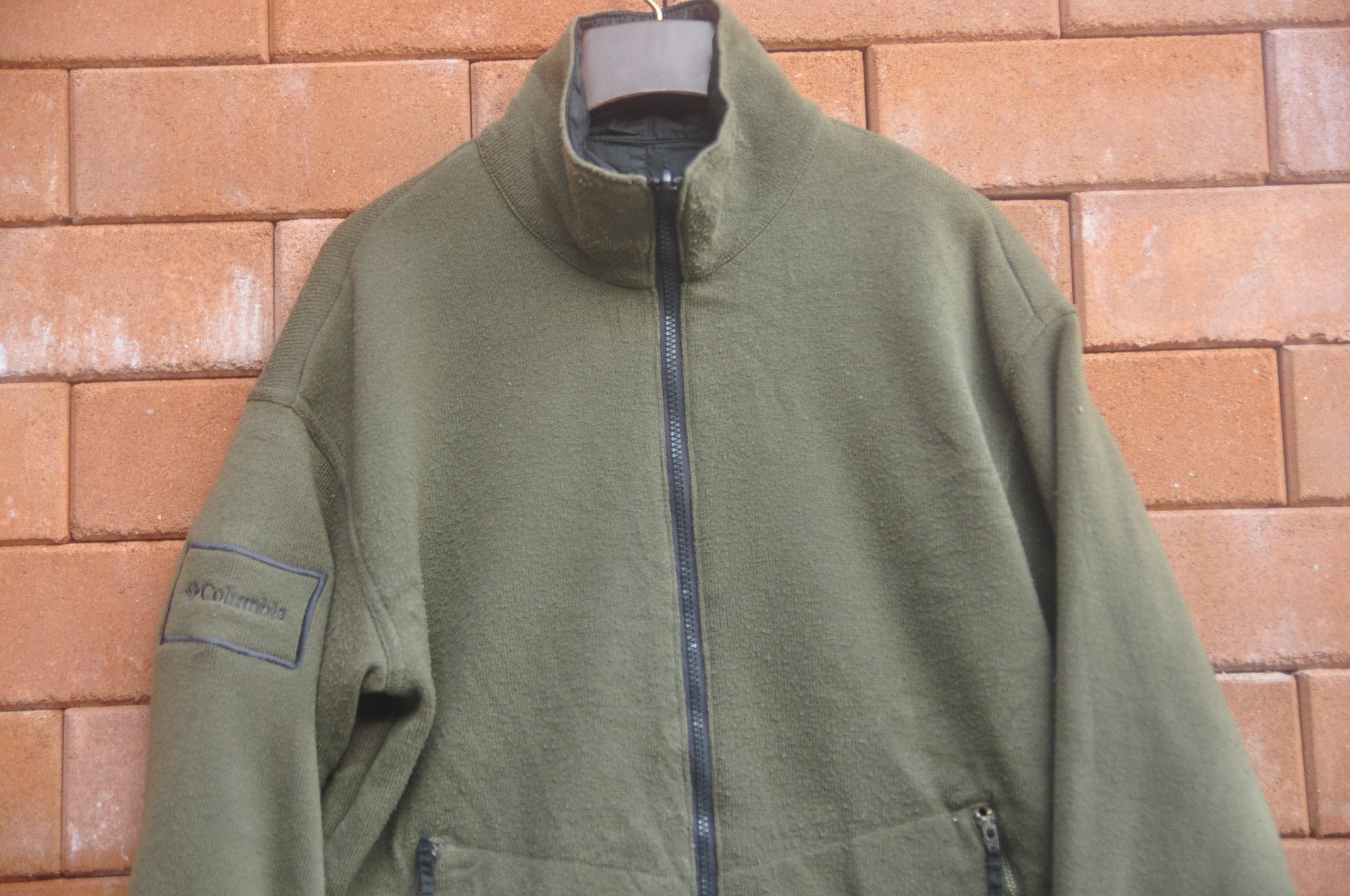 Columbia Columbia Fleece Green Army Colour Sweater Jacket Size US XL / EU 56 / 4 - 2 Thumbnail