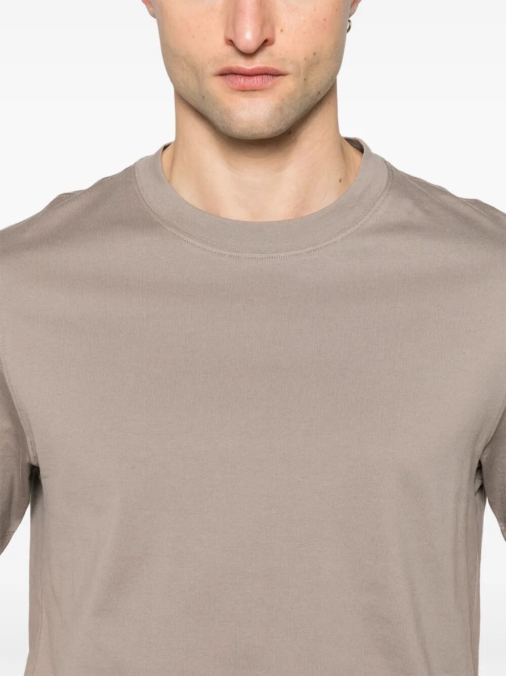 Brunello Cucinelli Cotton Jersey Crew-Neck T-Shirt Size US XL / EU 56 / 4 - 3 Thumbnail