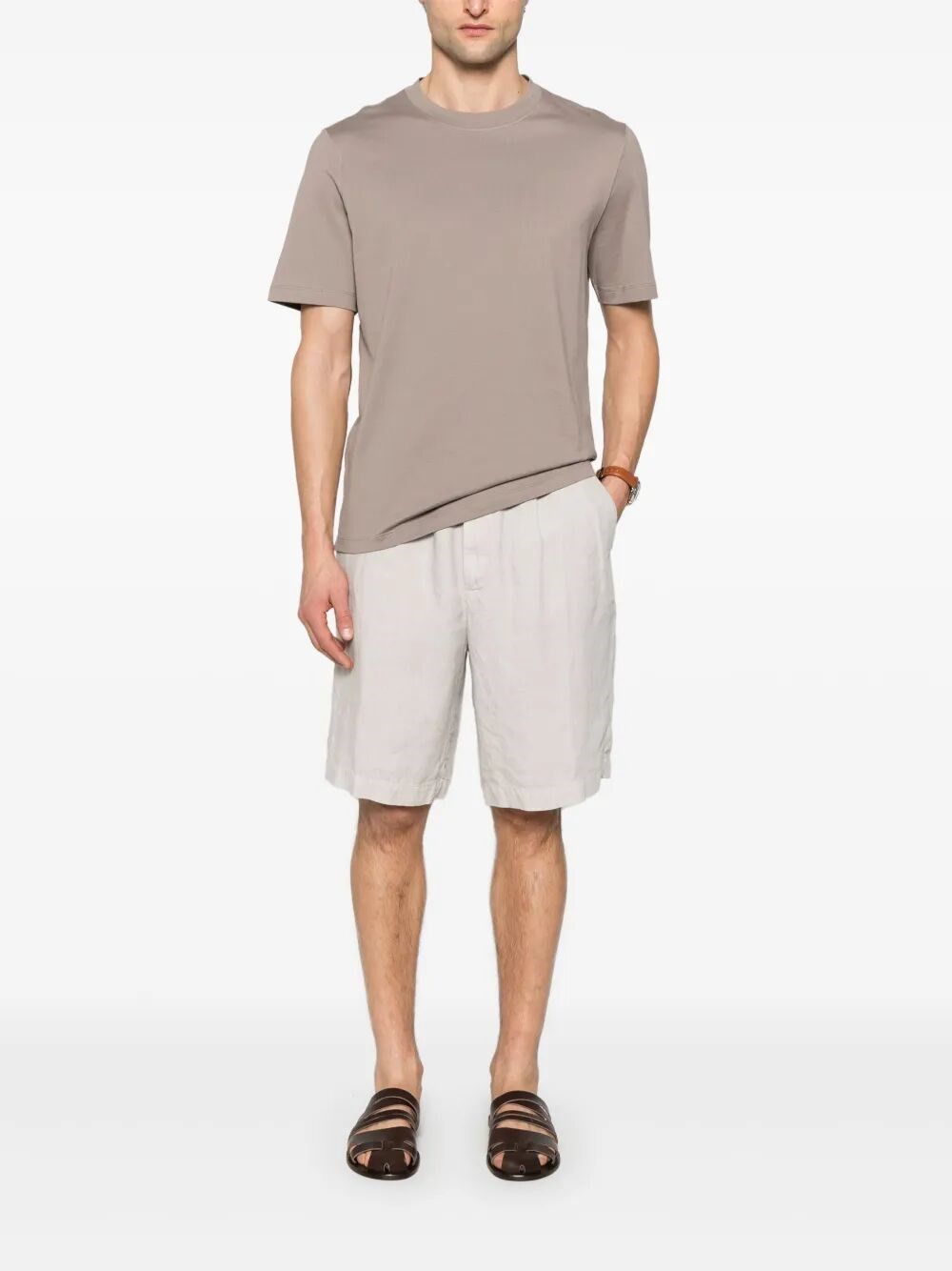 Brunello Cucinelli Cotton Jersey Crew-Neck T-Shirt Size US XL / EU 56 / 4 - 2 Thumbnail