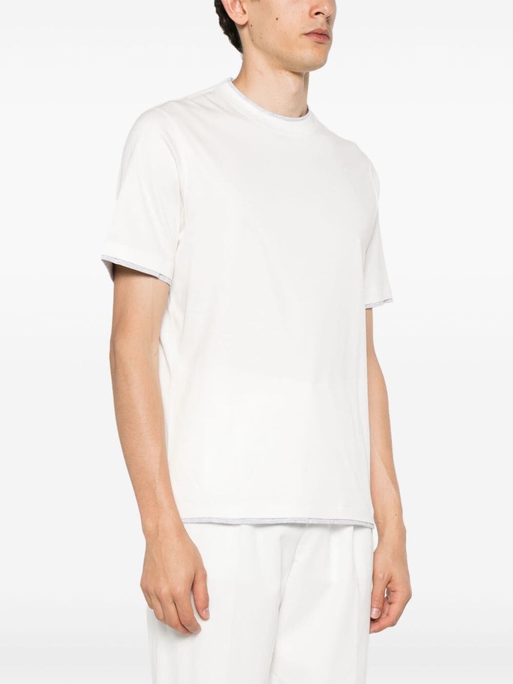 Brunello Cucinelli T-Shirt With Faux-Layering Size US XXL / EU 58 / 5 - 5 Thumbnail