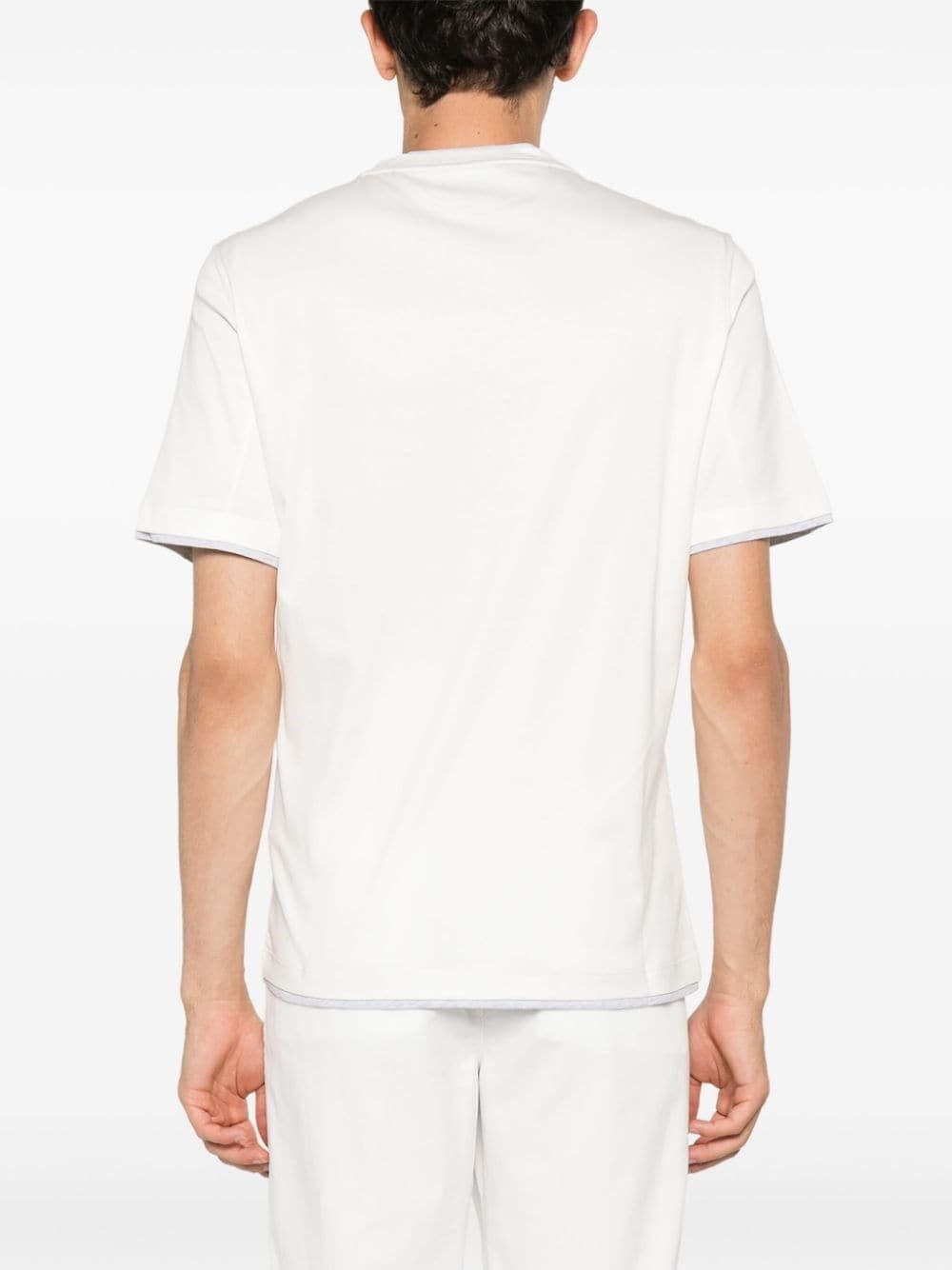 Brunello Cucinelli T-Shirt With Faux-Layering Size US XXL / EU 58 / 5 - 4 Thumbnail
