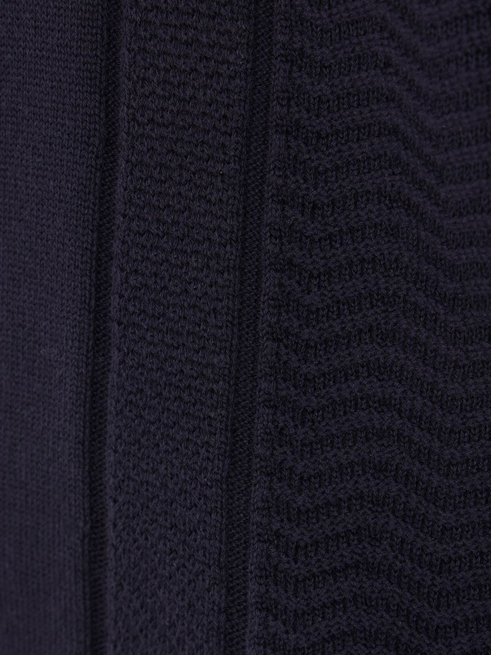 Brunello Cucinelli Cotton Knit Polo With Jacquard Stripes Size US XL / EU 56 / 4 - 3 Thumbnail