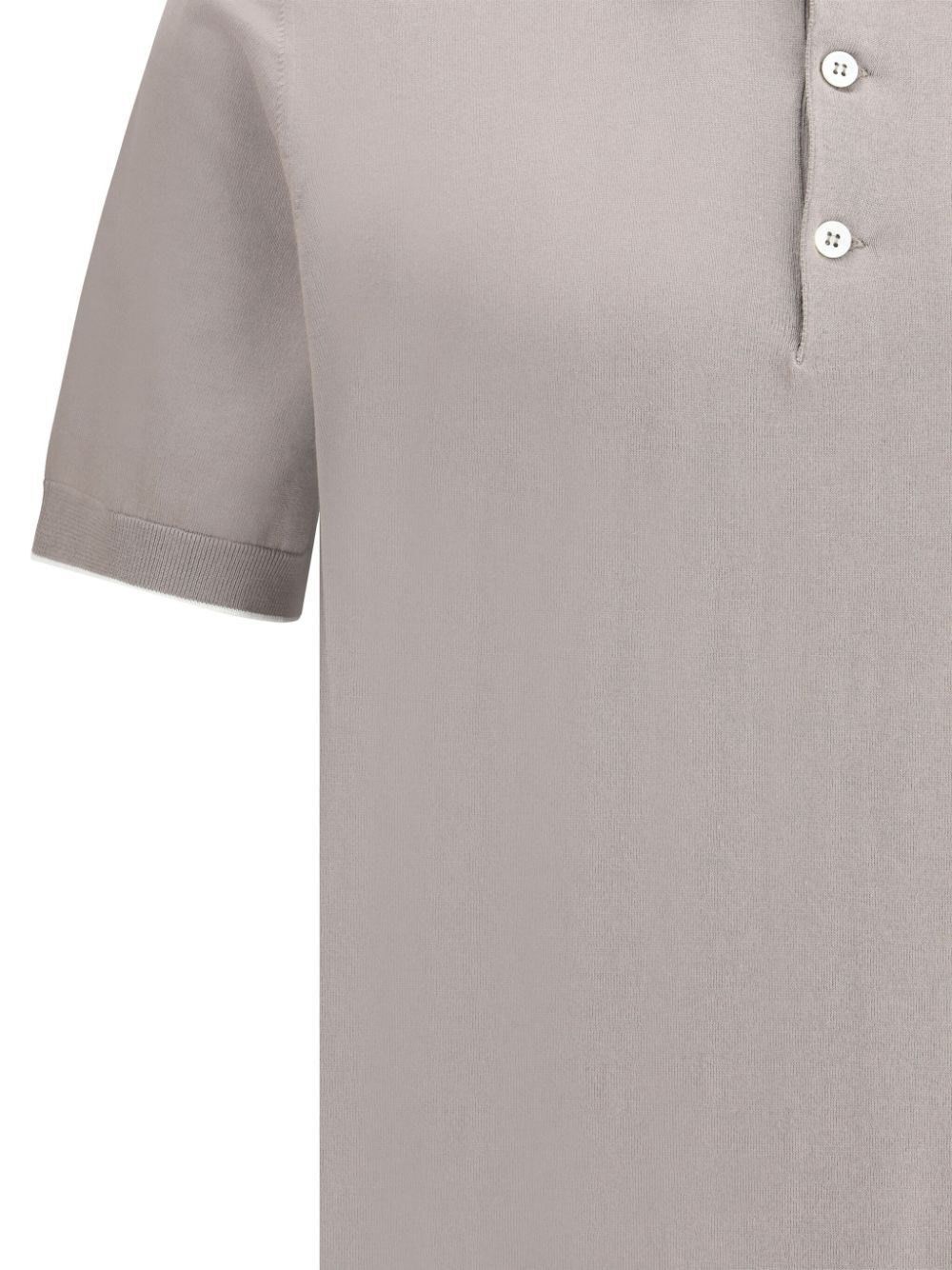 Brunello Cucinelli Lightweight Knit Polo Size US XL / EU 56 / 4 - 3 Thumbnail